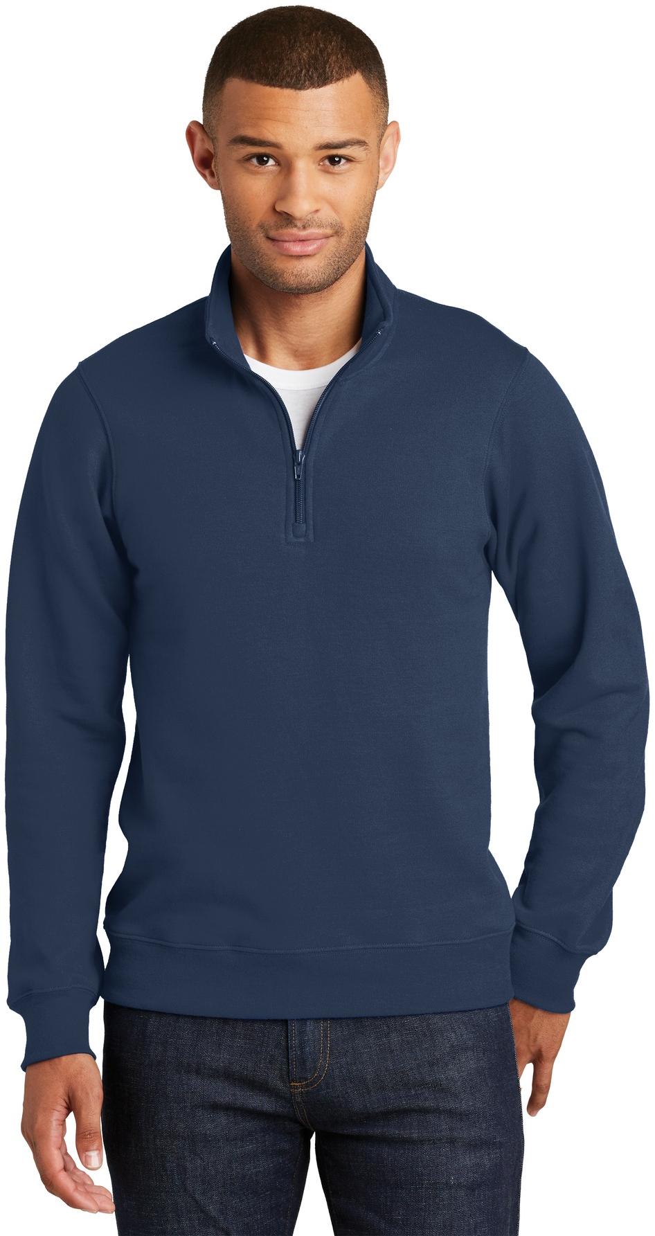 Port & Company® Fan Favorite Fleece 1/4-Zip Pullover Sweatshirt PC850Q XS-4XL