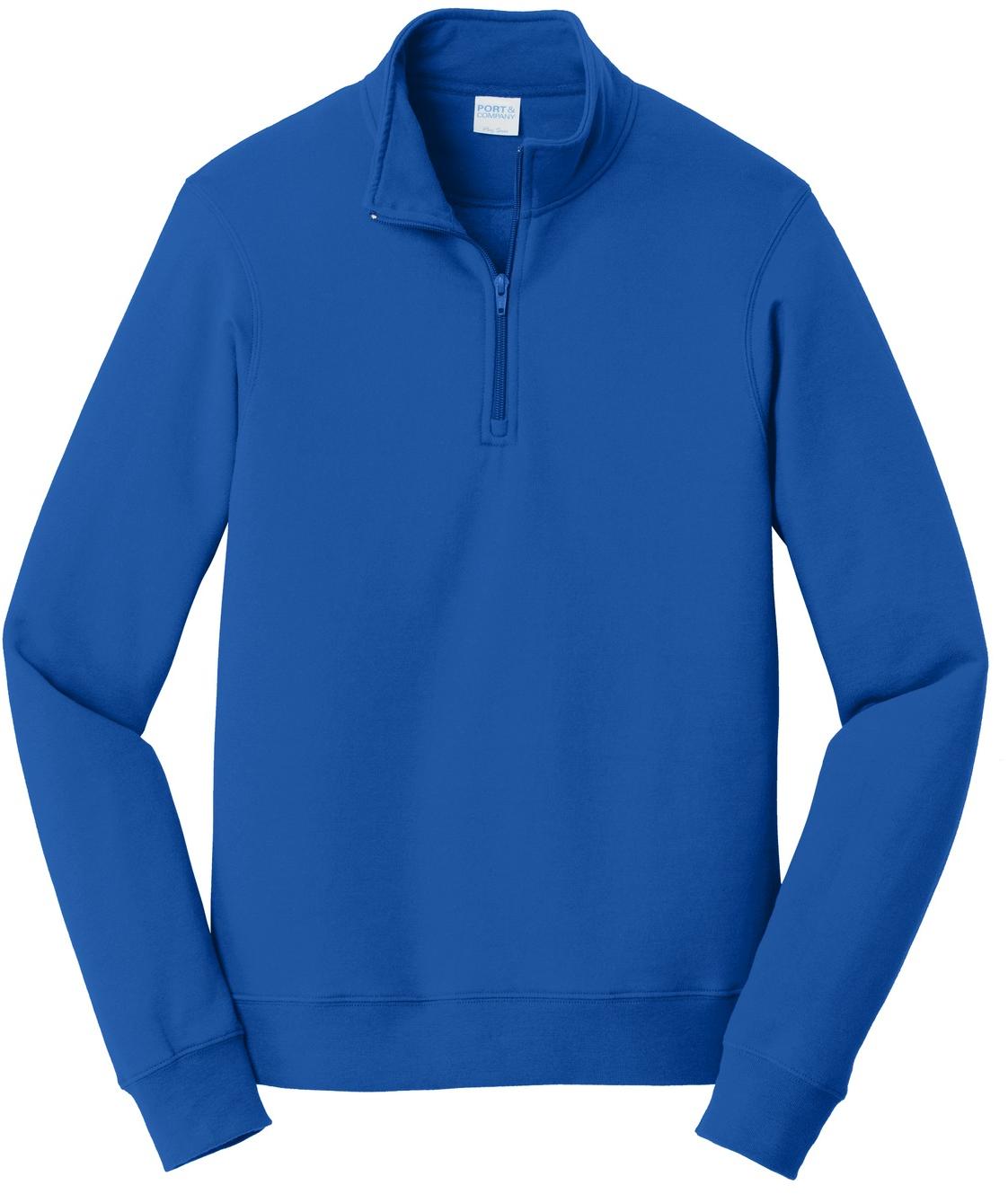 Port & Company® Fan Favorite Fleece 1/4-Zip Pullover Sweatshirt PC850Q XS-4XL