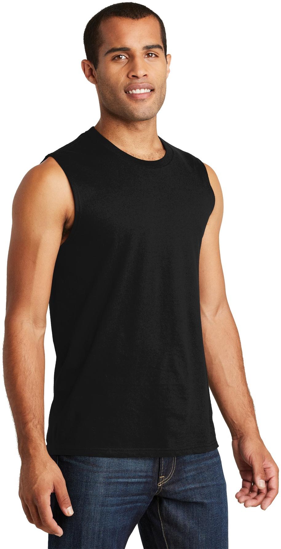 District ® V.I.T. ™ Muscle Tank Mens Tee DT6300 Sizes XS-4XL - Picture 3 of 19