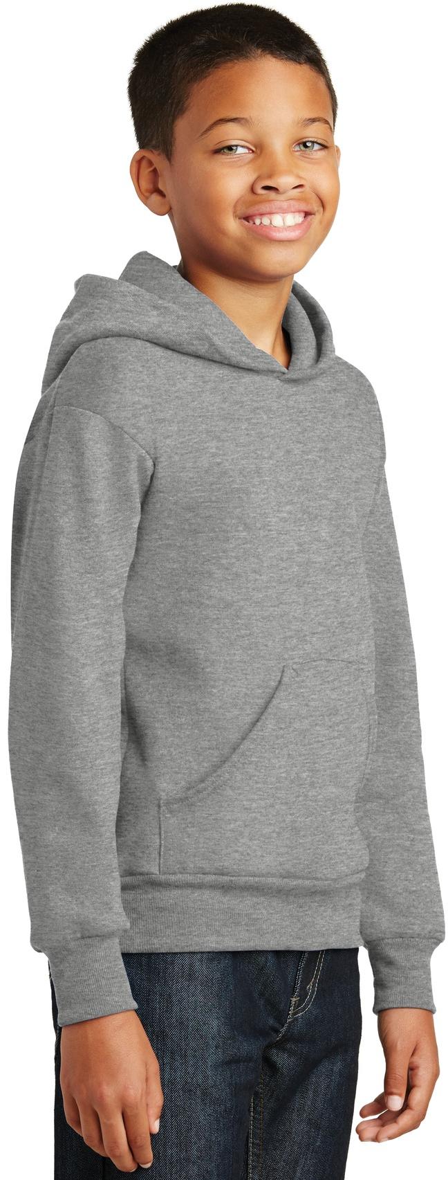 Hanes ® - Youth EcoSmart ® Pullover Hooded Sweatshirt Kids Sizes XS-XL P470 - Picture 15 of 25