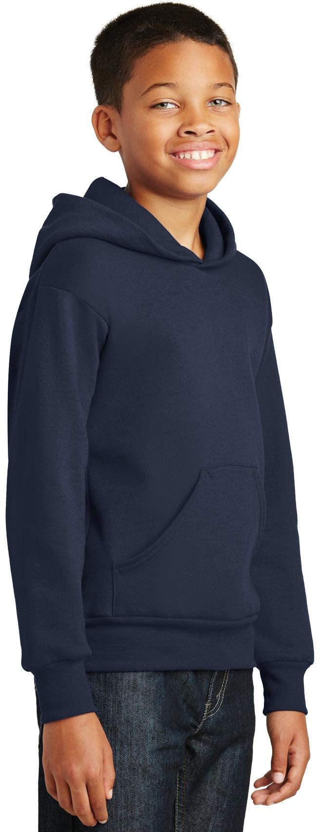 Hanes ® - Youth EcoSmart ® Pullover Hooded Sweatshirt Kids Sizes XS-XL P470 - Picture 21 of 25