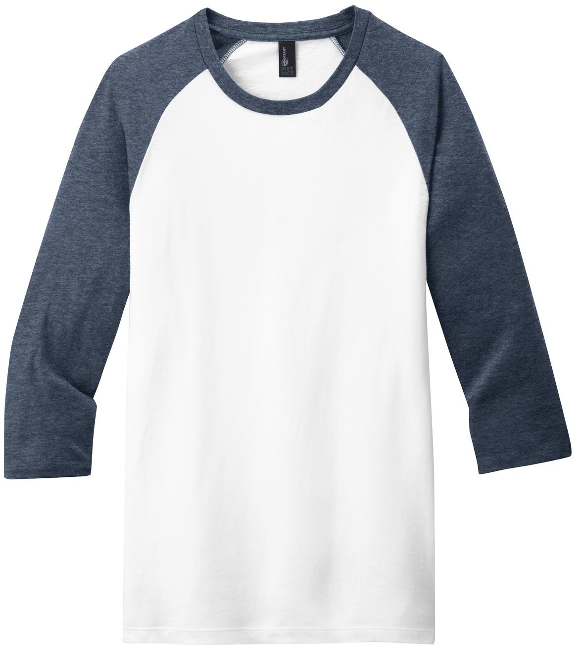 District® Very Important Tee® 3/4-Arm Raglan Herren T-Shirt DT6210 Größen XS-4XL - Bild 18 von 37