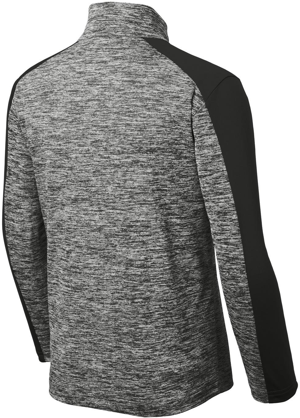 Sport-Tek ®Youth PosiCharge® Electric Heather Colorblock 1/4-Zip Pullover YST397 - Picture 7 of 25