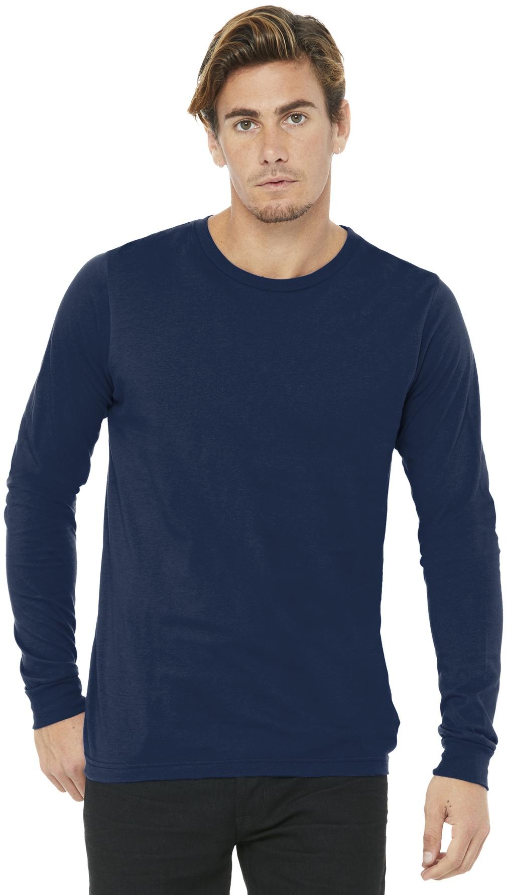 BELLA+CANVAS ® Unisex Jersey Long Sleeve Tee Shirt BC3501, XS-2XL - Picture 22 of 45