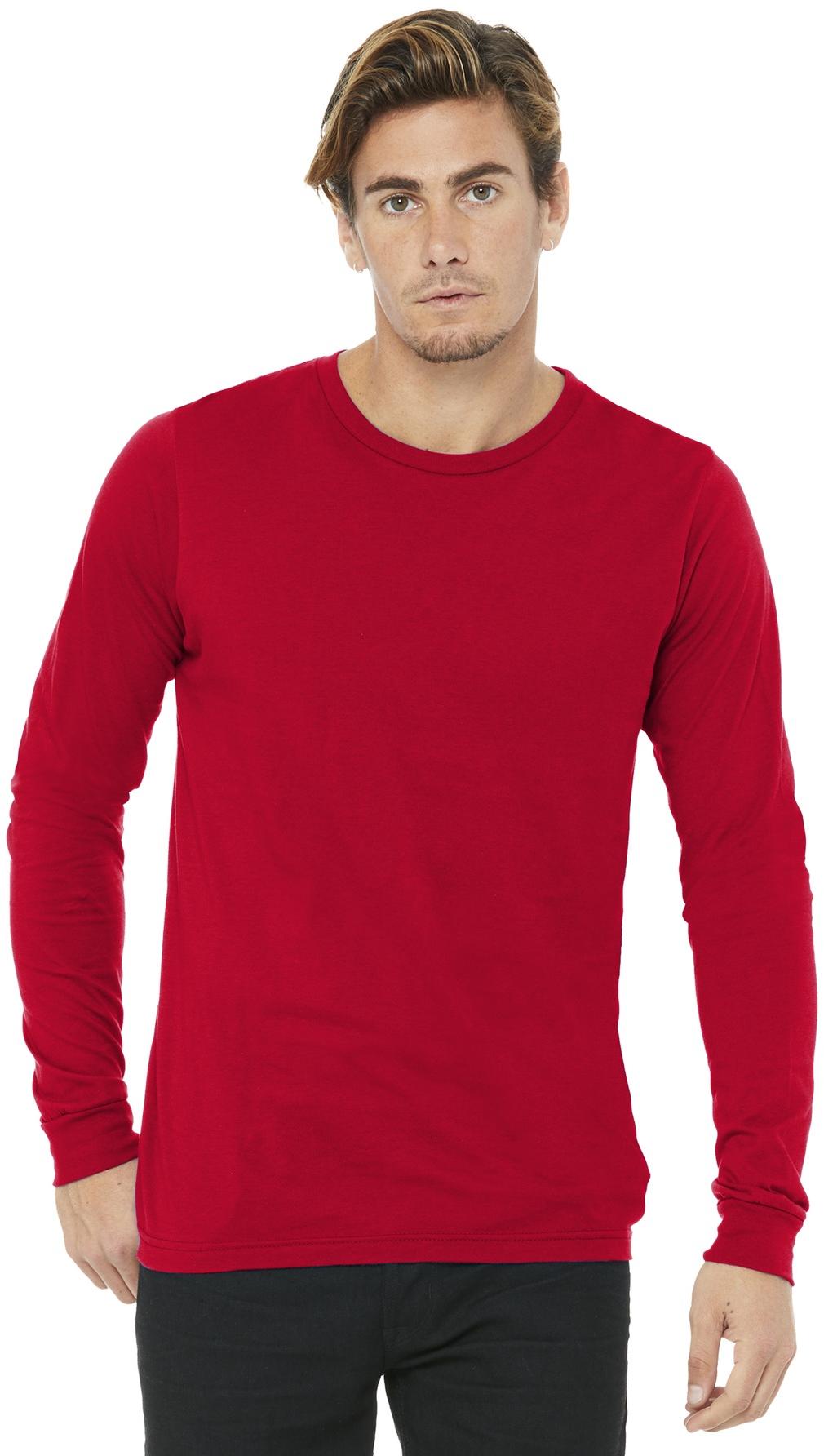 BELLA+CANVAS ® Unisex Jersey Long Sleeve Tee Shirt BC3501, XS-2XL - Picture 28 of 45