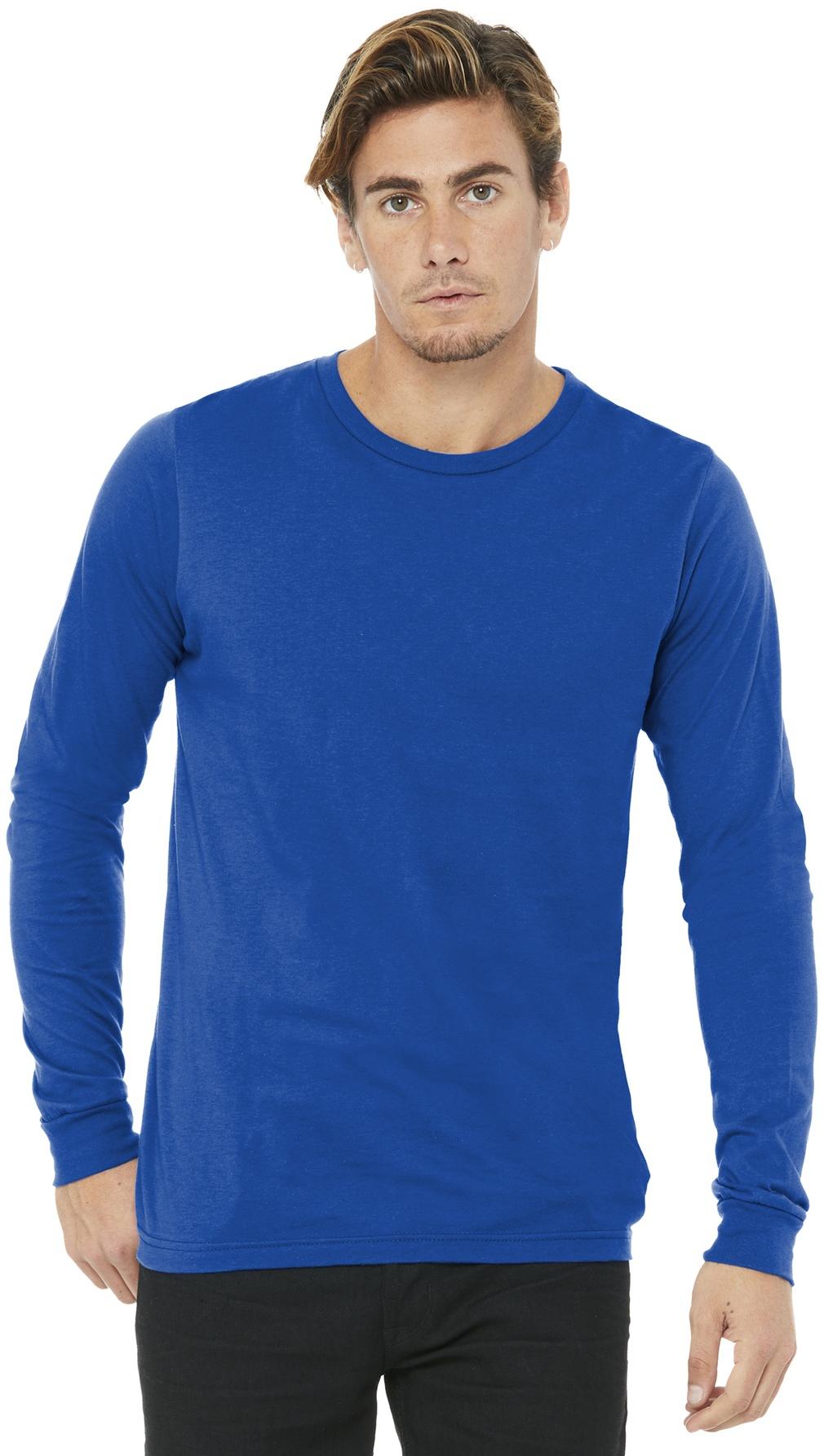 BELLA+CANVAS ® Unisex Jersey Long Sleeve Tee Shirt BC3501, XS-2XL - Picture 34 of 45