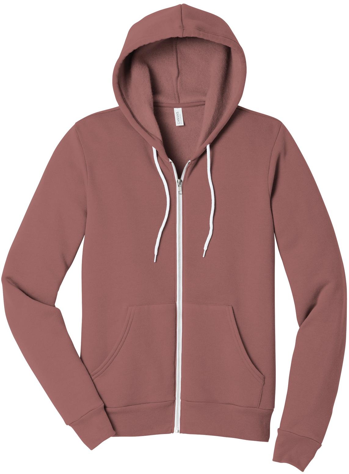 BELLA+CANVAS ® Unisex Sponge Fleece Full-Zip Hooded Sweatshirt BC3739 XS-3XL - Picture 85 of 104