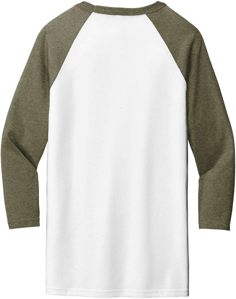 BELLA+CANVAS ® Unisex 3/4-Sleeve Baseball Tee BC3200, 22 Colors, XS-2XL