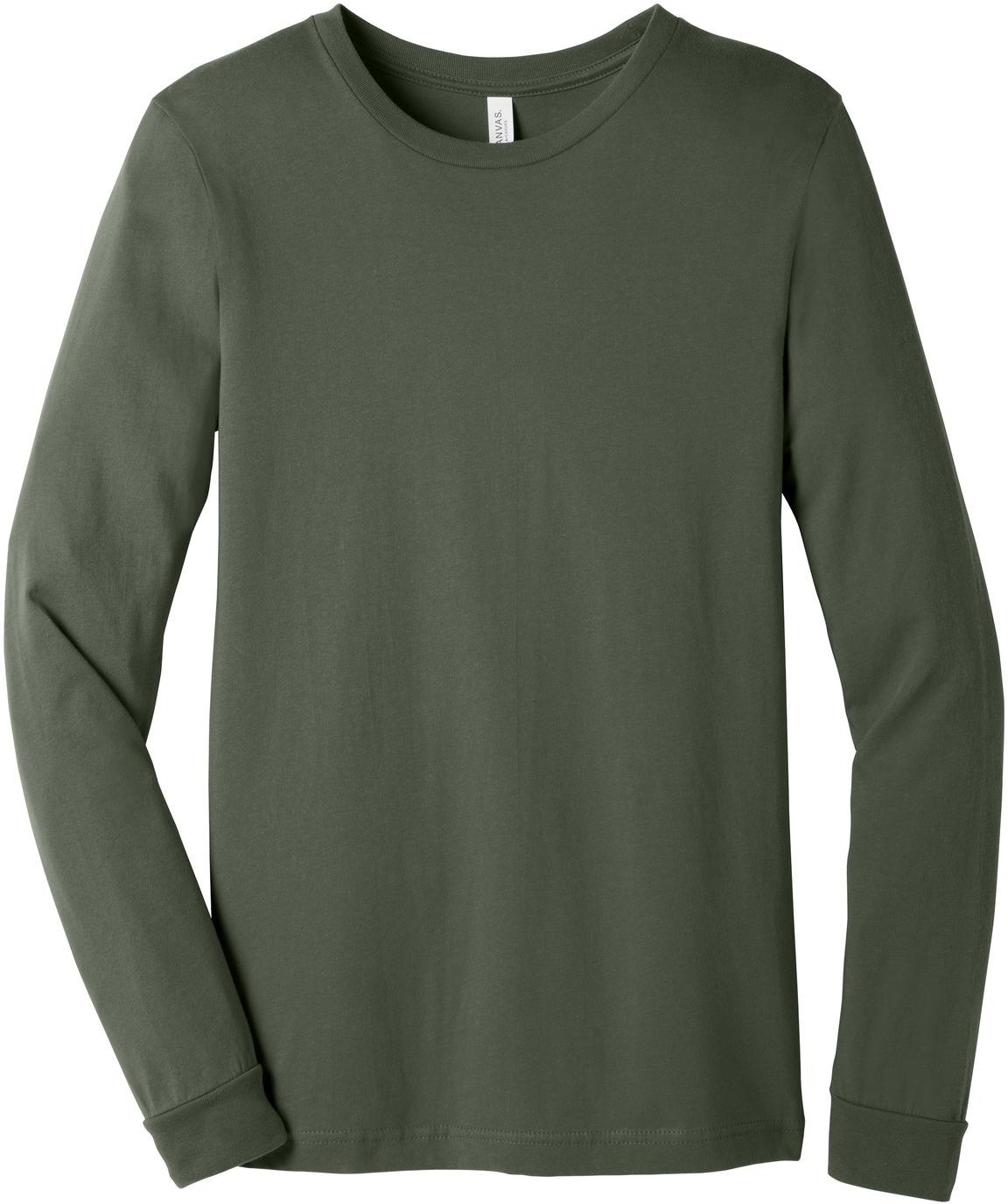 BELLA+CANVAS ® Unisex Jersey Long Sleeve Tee Shirt BC3501, XS-2XL - Picture 15 of 45