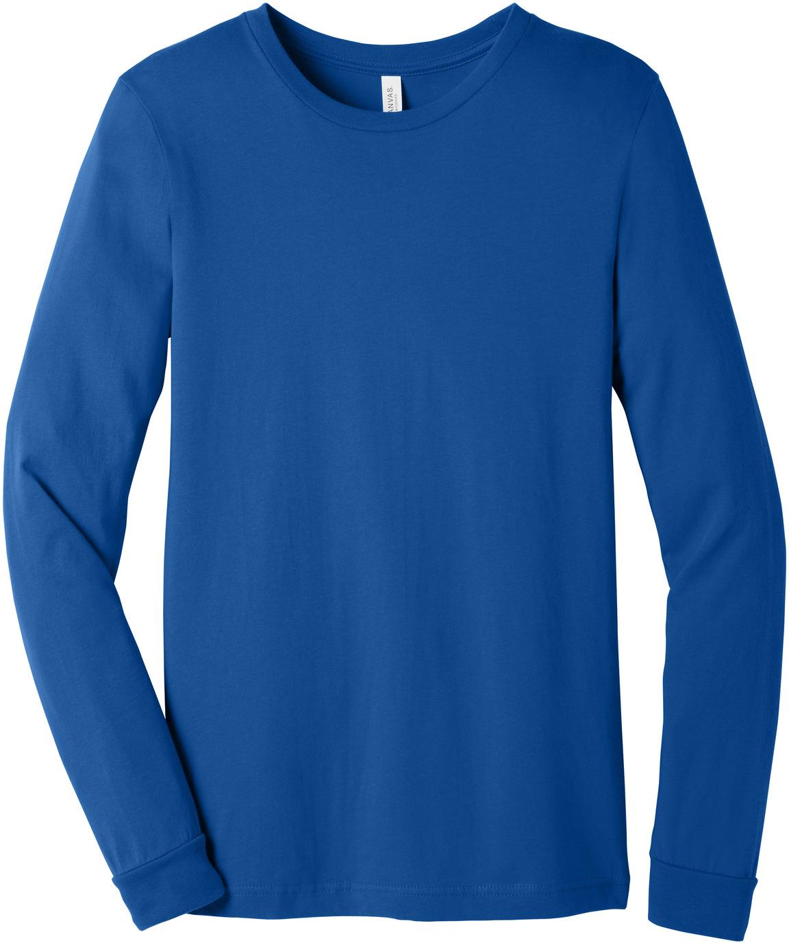 BELLA+CANVAS ® Unisex Jersey Long Sleeve Tee Shirt BC3501, XS-2XL - Picture 38 of 45
