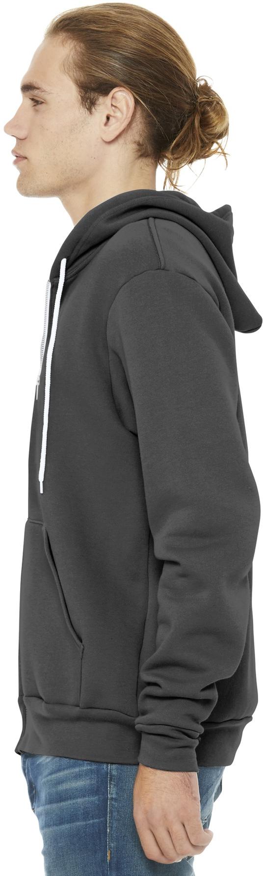 BELLA+CANVAS ® Unisex Sponge Fleece Full-Zip Hooded Sweatshirt BC3739 XS-3XL - Picture 10 of 104