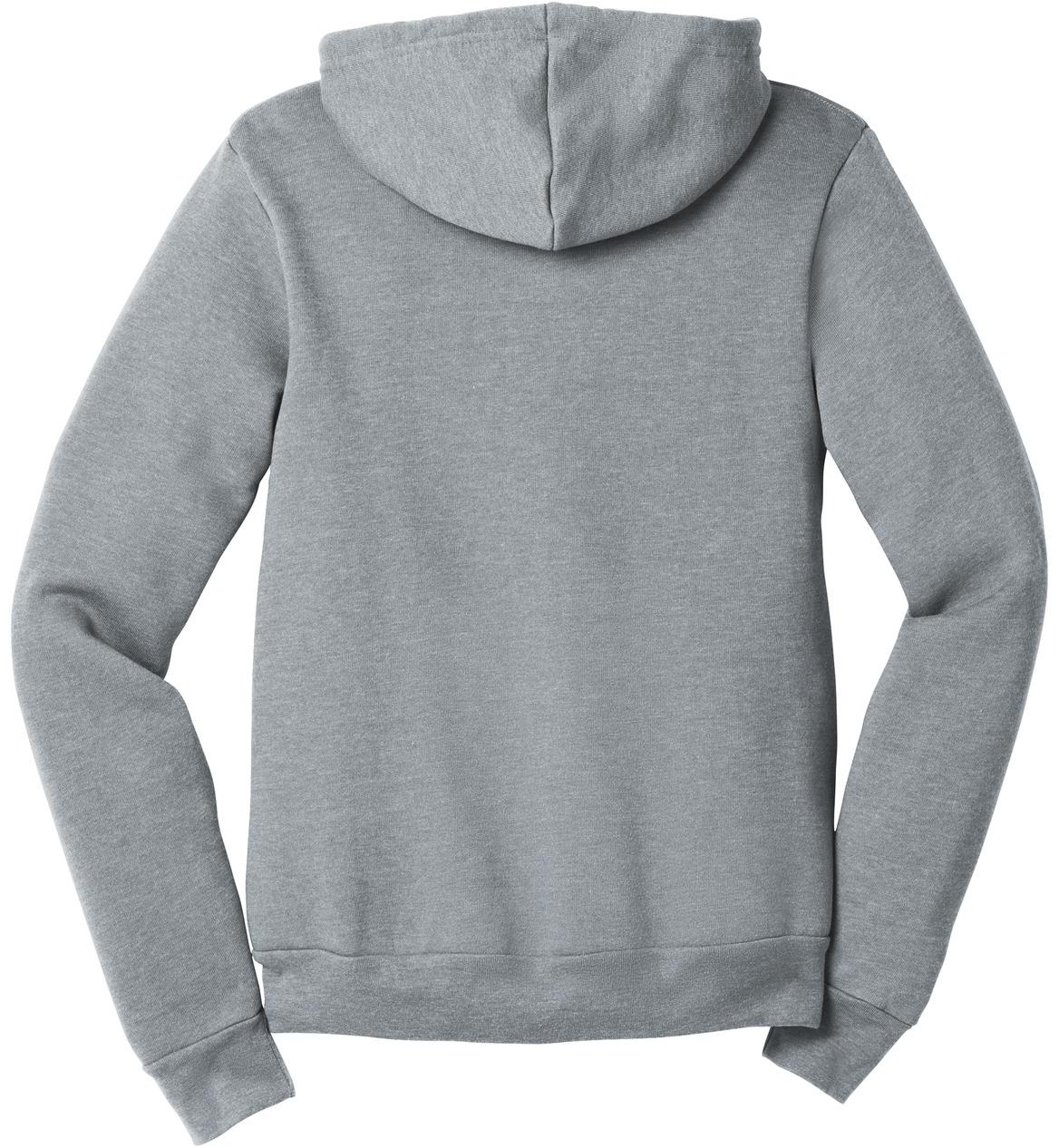 BELLA+CANVAS ® Unisex Sponge Fleece Full-Zip Hooded Sweatshirt BC3739 XS-3XL - Picture 19 of 104