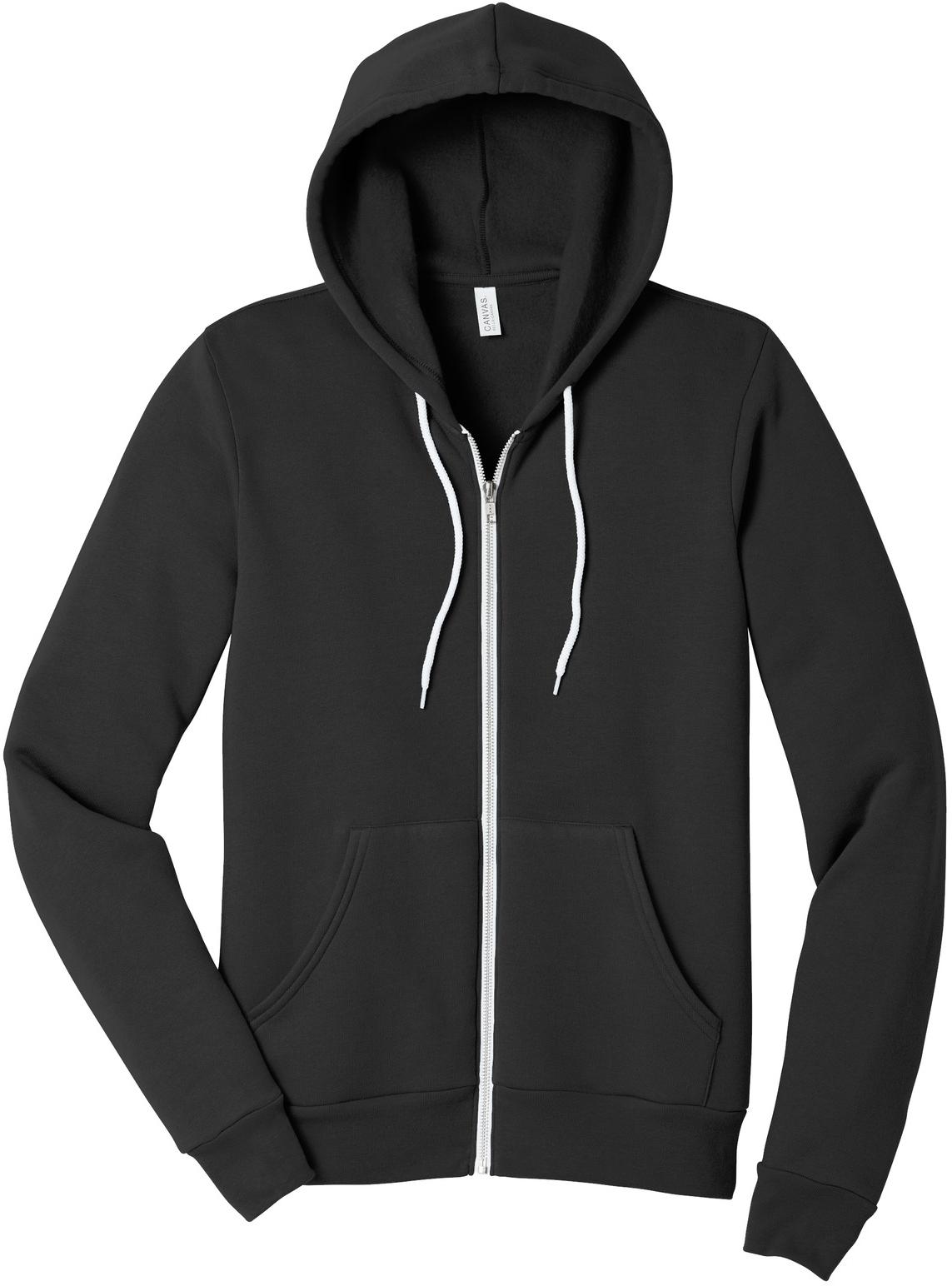 BELLA+CANVAS ® Unisex Sponge Fleece Full-Zip Hooded Sweatshirt BC3739 XS-3XL - Picture 24 of 104