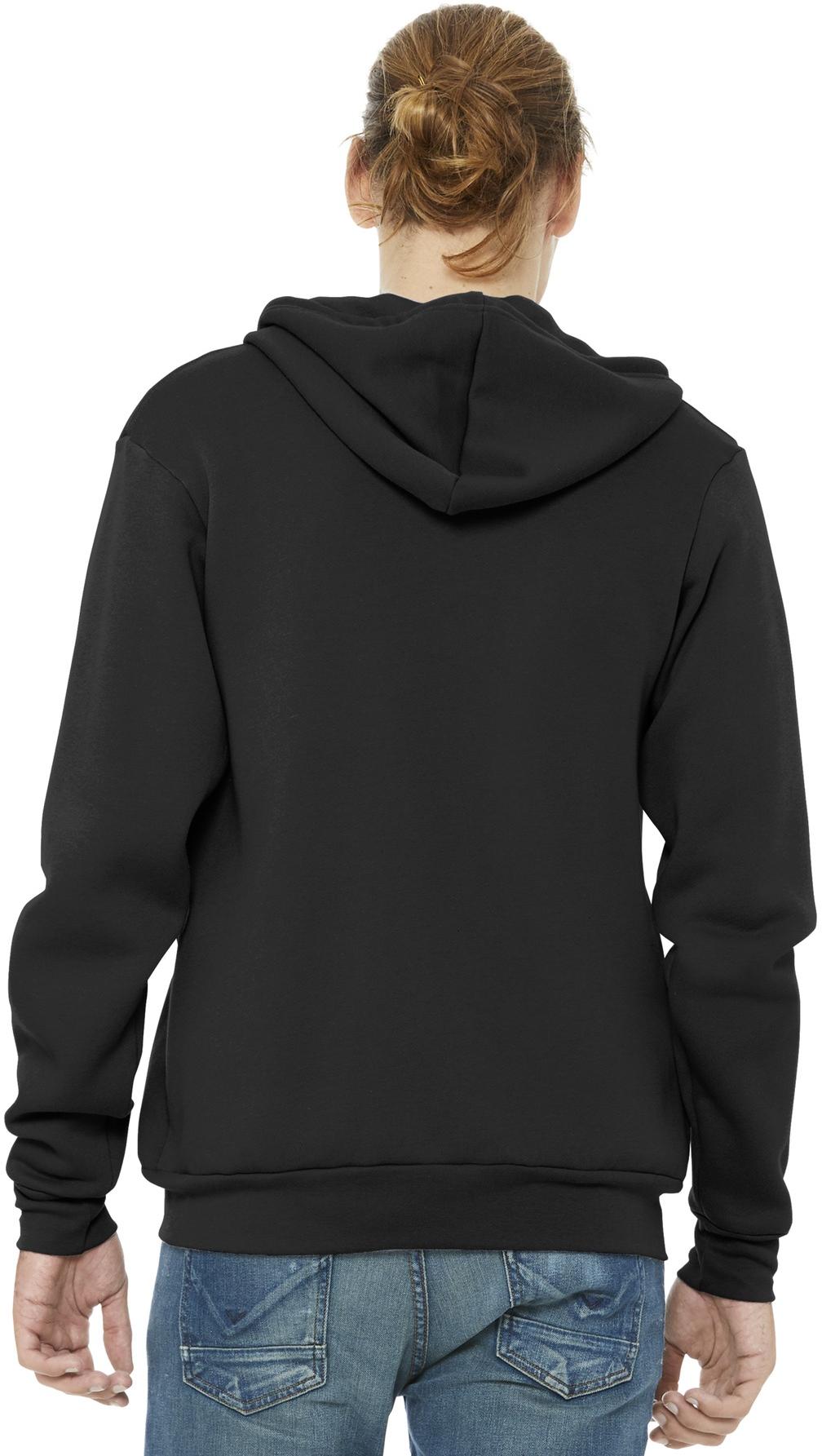 BELLA+CANVAS ® Unisex Sponge Fleece Full-Zip Hooded Sweatshirt BC3739 XS-3XL - Picture 23 of 104