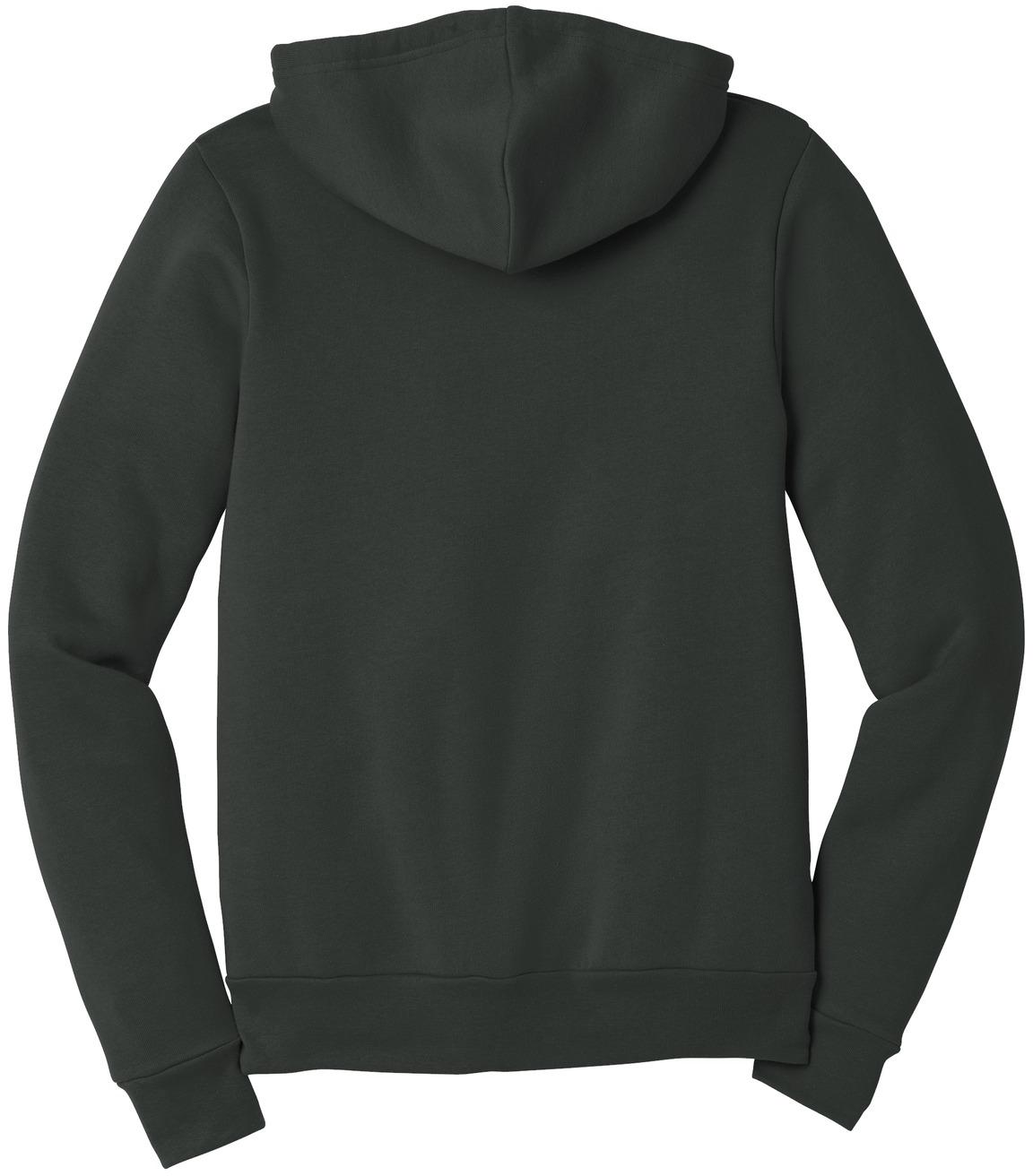 BELLA+CANVAS ® Unisex Sponge Fleece Full-Zip Hooded Sweatshirt BC3739 XS-3XL - Picture 37 of 104