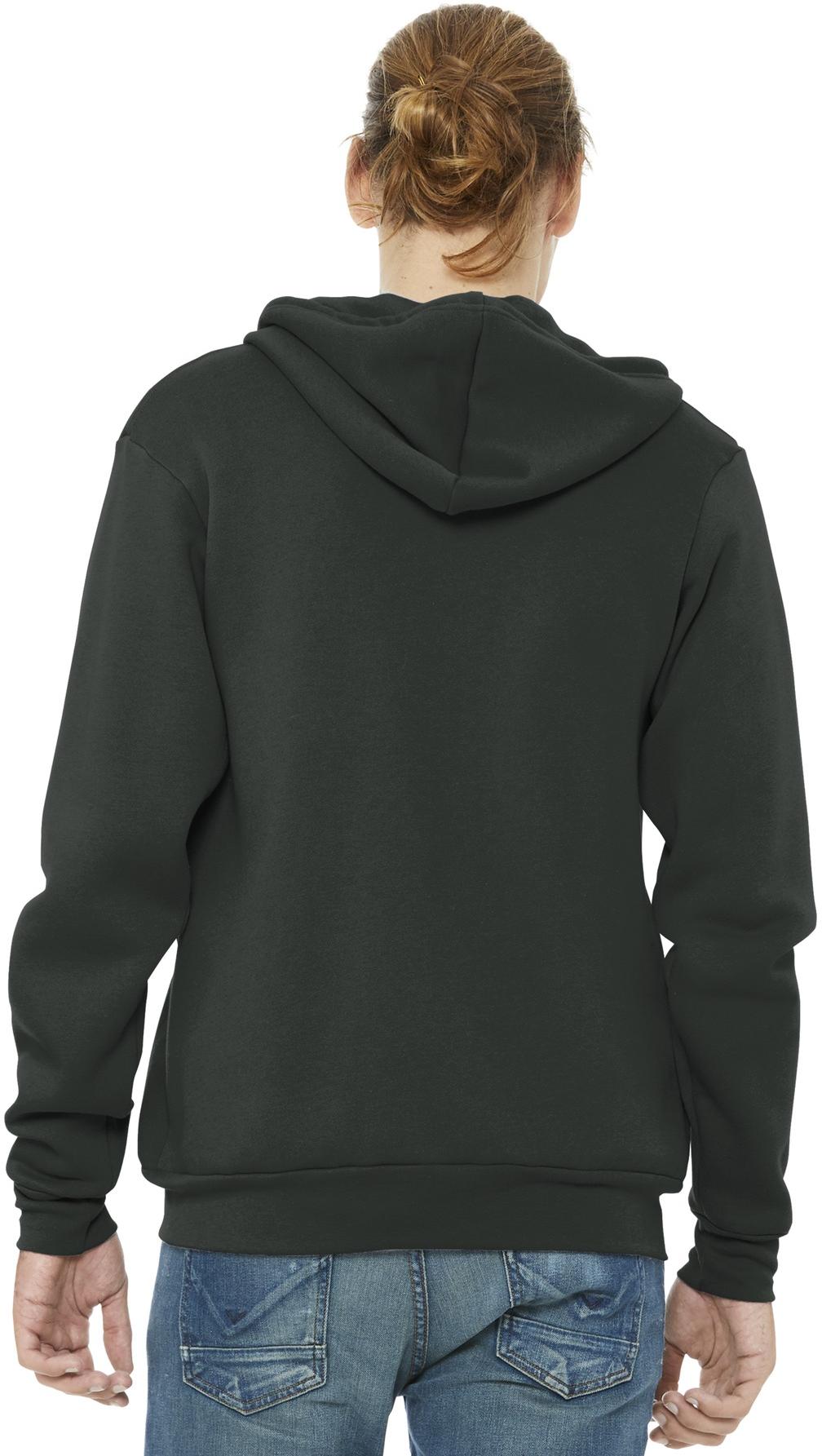 BELLA+CANVAS ® Unisex Sponge Fleece Full-Zip Hooded Sweatshirt BC3739 XS-3XL - Picture 35 of 104