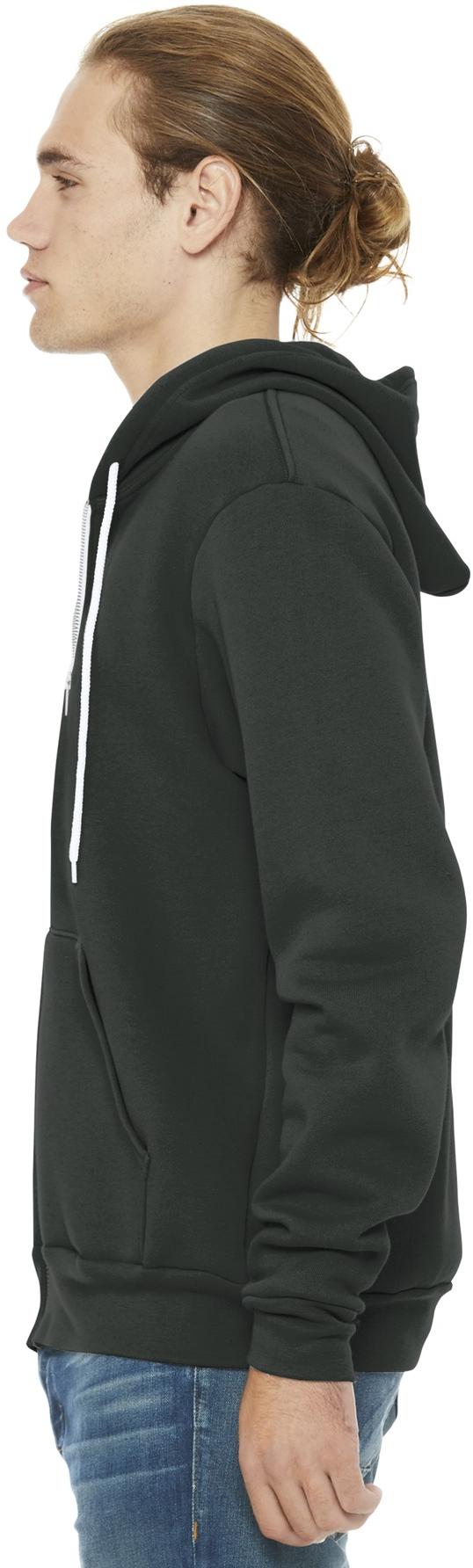 BELLA+CANVAS ® Unisex Sponge Fleece Full-Zip Hooded Sweatshirt BC3739 XS-3XL - Picture 34 of 104