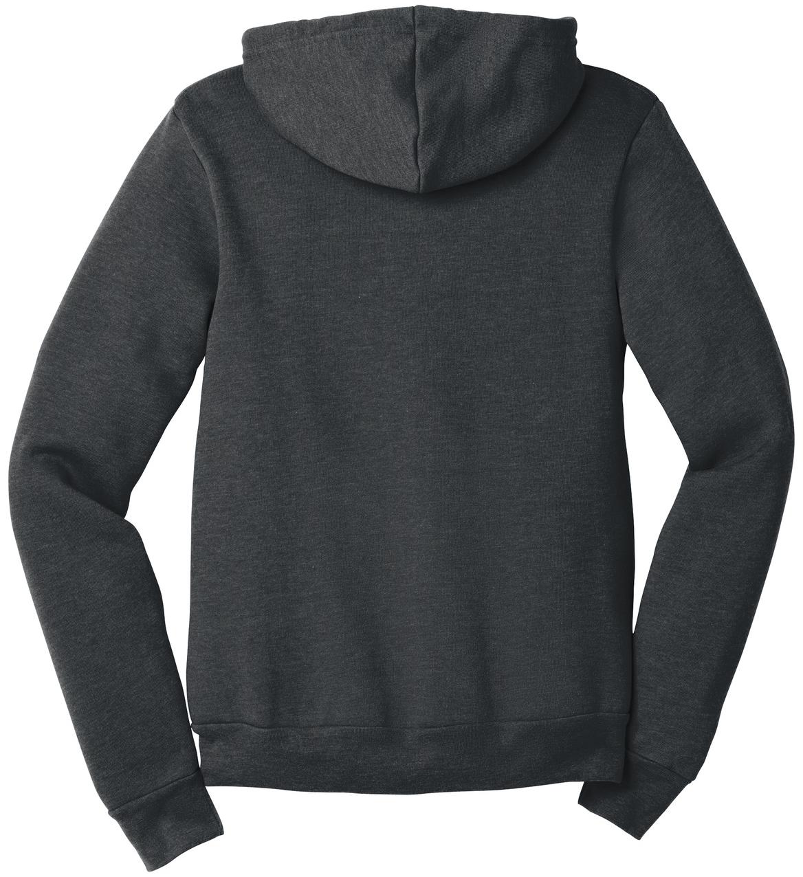 BELLA+CANVAS ® Unisex Sponge Fleece Full-Zip Hooded Sweatshirt BC3739 XS-3XL - Picture 43 of 104