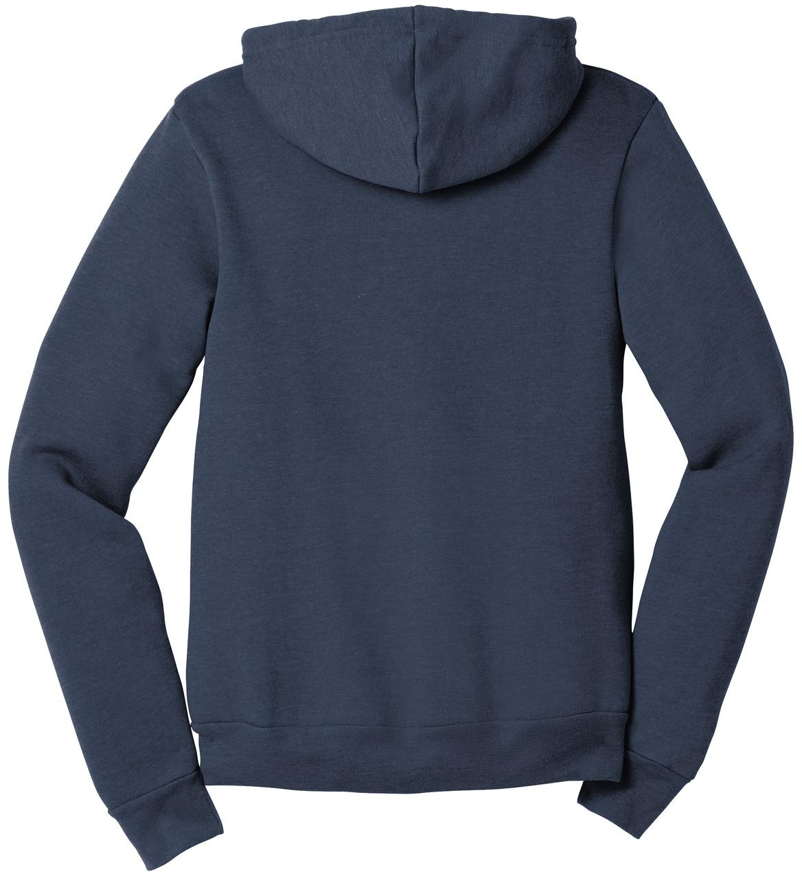 BELLA+CANVAS ® Unisex Sponge Fleece Full-Zip Hooded Sweatshirt BC3739 XS-3XL - Picture 74 of 104