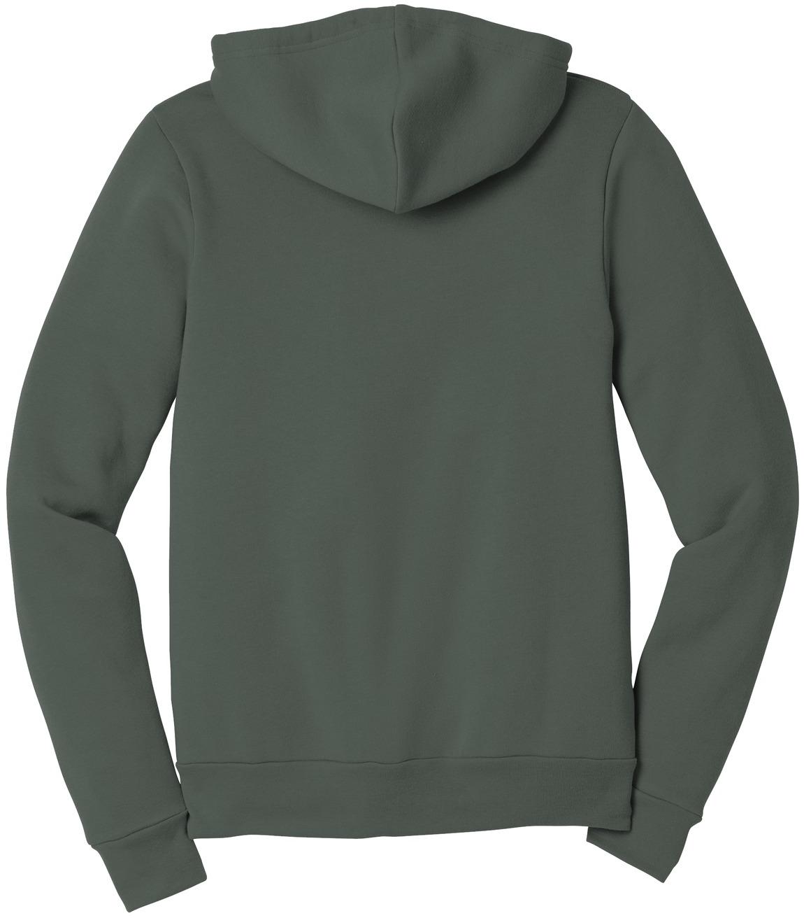 BELLA+CANVAS ® Unisex Sponge Fleece Full-Zip Hooded Sweatshirt BC3739 XS-3XL - Picture 92 of 104