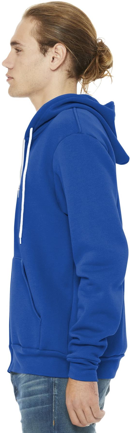 BELLA+CANVAS ® Unisex Sponge Fleece Full-Zip Hooded Sweatshirt BC3739 XS-3XL - Picture 101 of 104