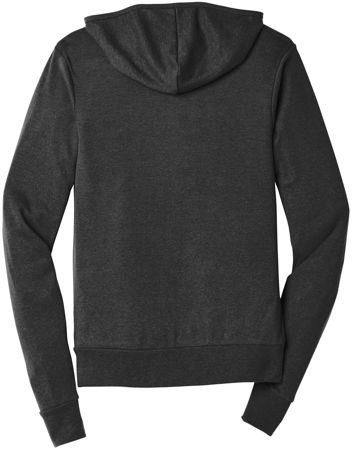 BELLA+CANVAS ® Unisex Triblend Full-Zip Lightweight Hoodie BC3939 Hooded XS-2XL