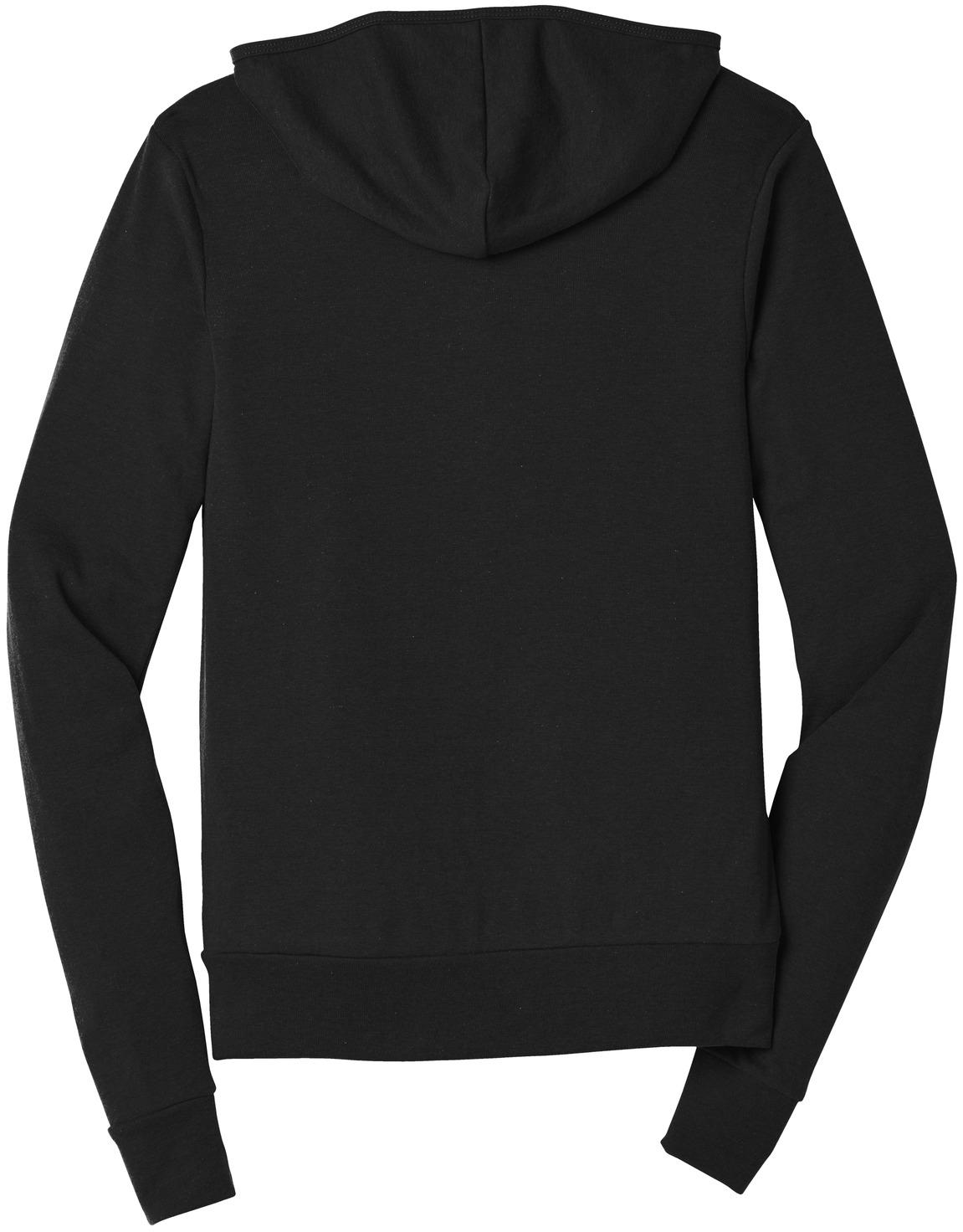 BELLA+CANVAS ® Unisex Triblend Full-Zip Lightweight Hoodie BC3939 Hooded XS-2XL