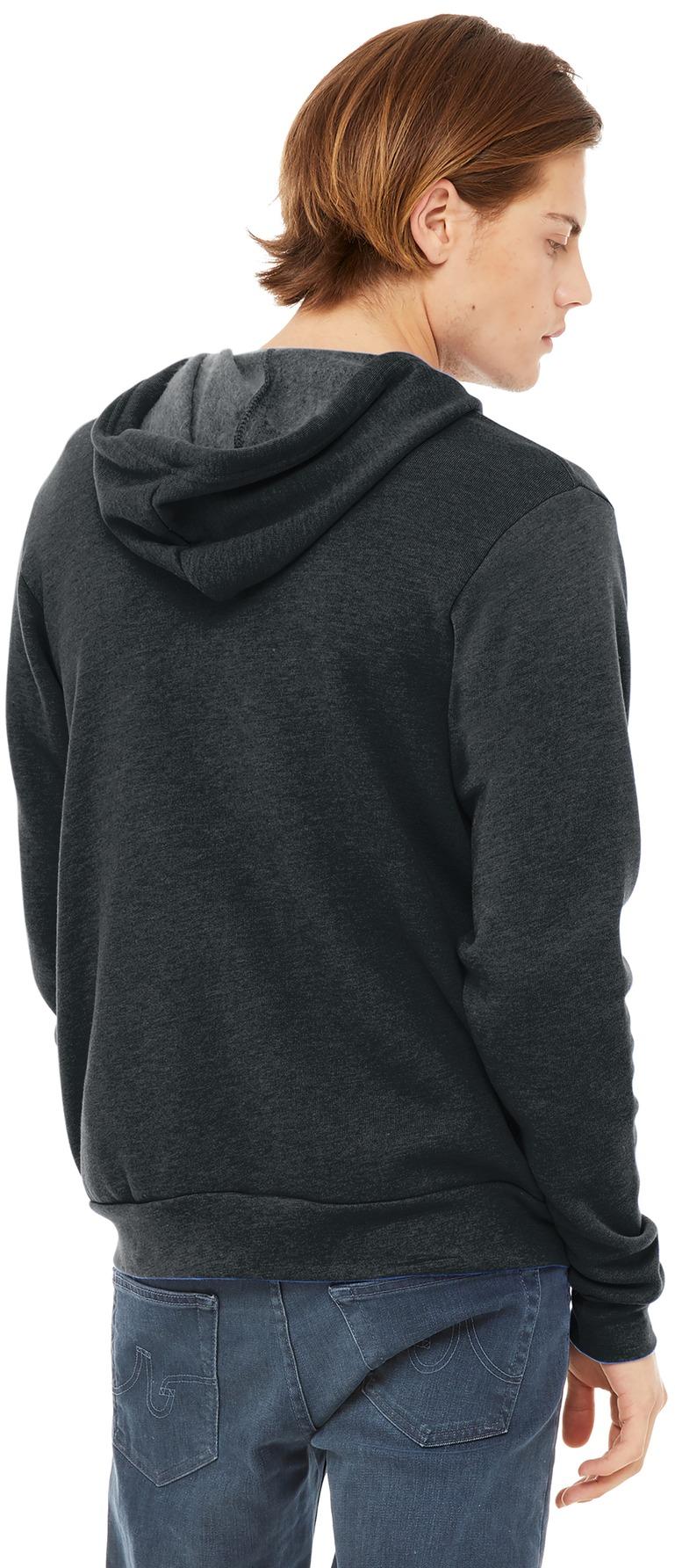 BELLA+CANVAS ® Unisex Sponge Fleece Full-Zip Hooded Sweatshirt BC3739 XS-3XL - Picture 41 of 104