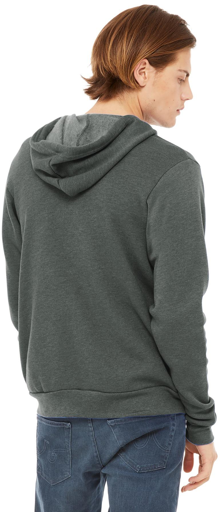 BELLA+CANVAS ® Unisex Sponge Fleece Full-Zip Hooded Sweatshirt BC3739 XS-3XL - Picture 47 of 104