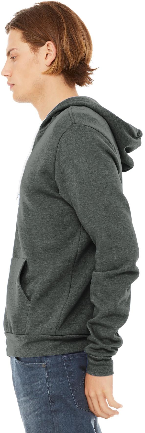BELLA+CANVAS ® Unisex Sponge Fleece Full-Zip Hooded Sweatshirt BC3739 XS-3XL - Picture 46 of 104
