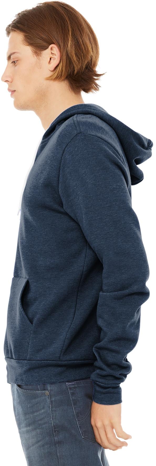 BELLA+CANVAS ® Unisex Sponge Fleece Full-Zip Hooded Sweatshirt BC3739 XS-3XL - Picture 71 of 104