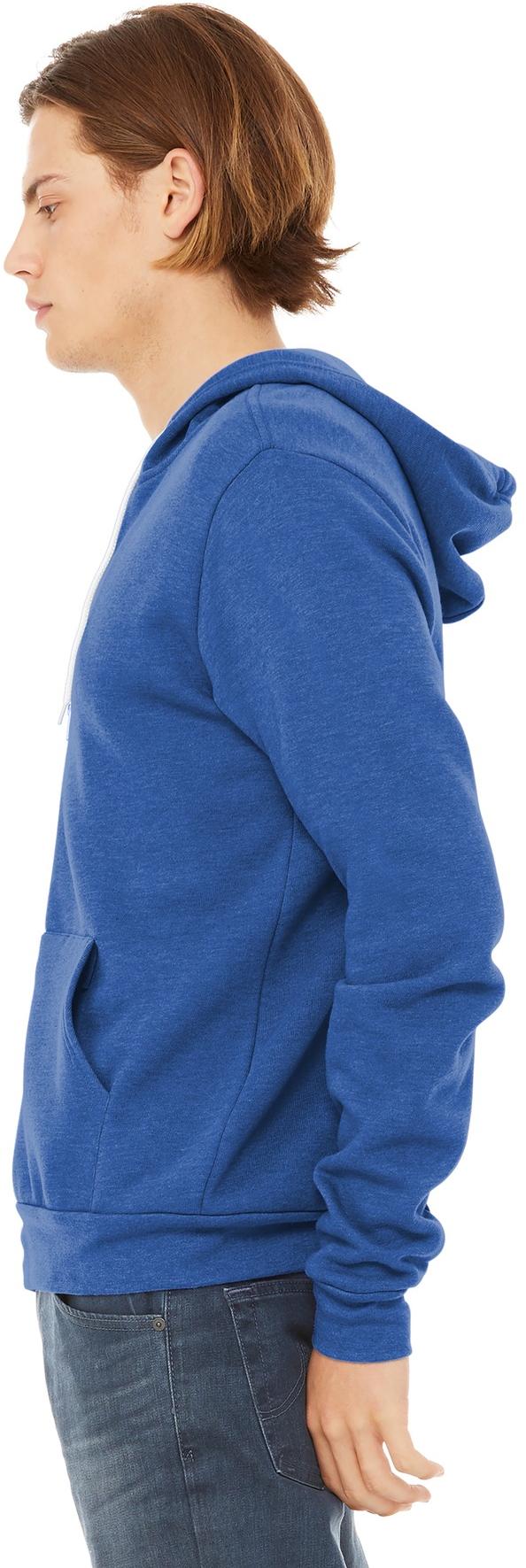 BELLA+CANVAS ® Unisex Sponge Fleece Full-Zip Hooded Sweatshirt BC3739 XS-3XL - Picture 77 of 104