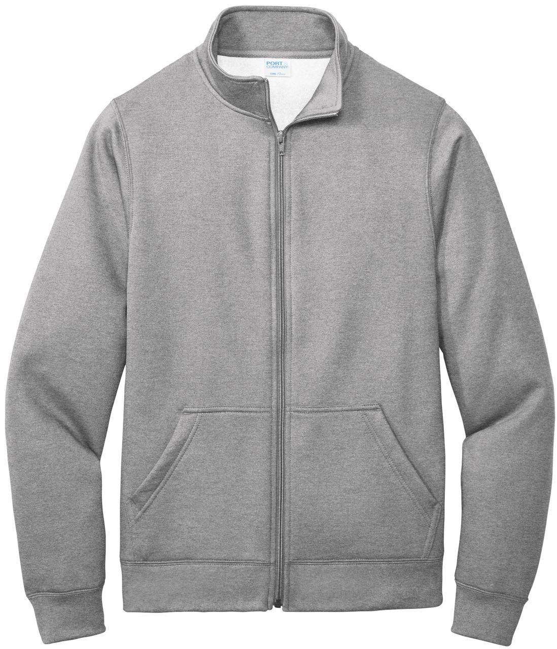 Port & Company ® Core Fleece Cadet Full-Zip Sweatshirt PC78FZ Mens Sizes S-4XL