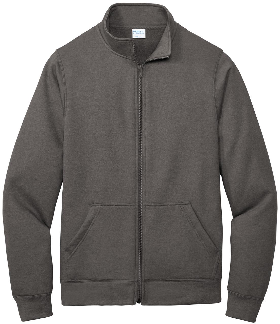 Port & Company ® Core Fleece Cadet Full-Zip Sweatshirt PC78FZ Mens Sizes S-4XL