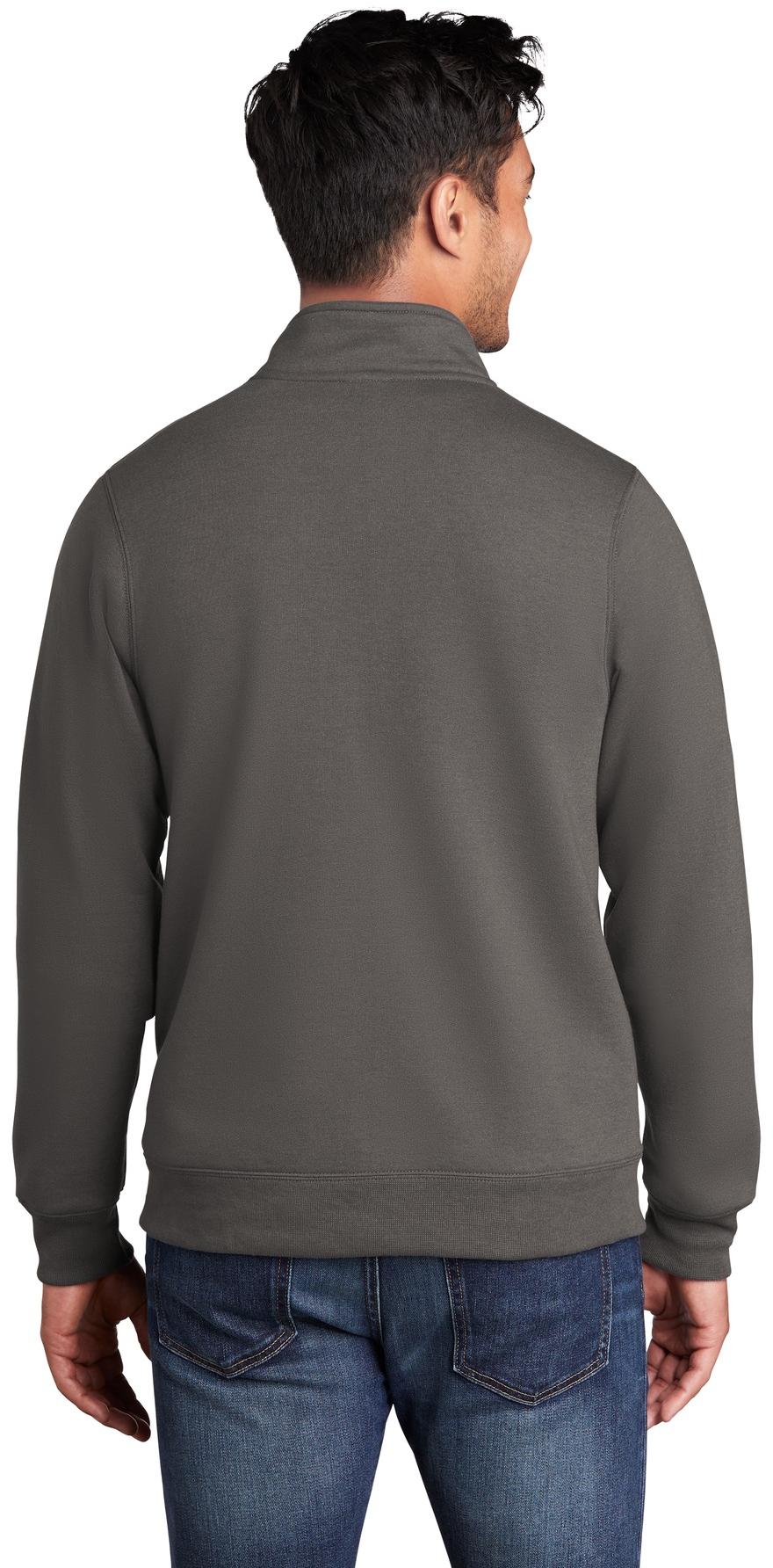 Port & Company ® Core Fleece Cadet Full-Zip Sweatshirt PC78FZ Mens Sizes S-4XL