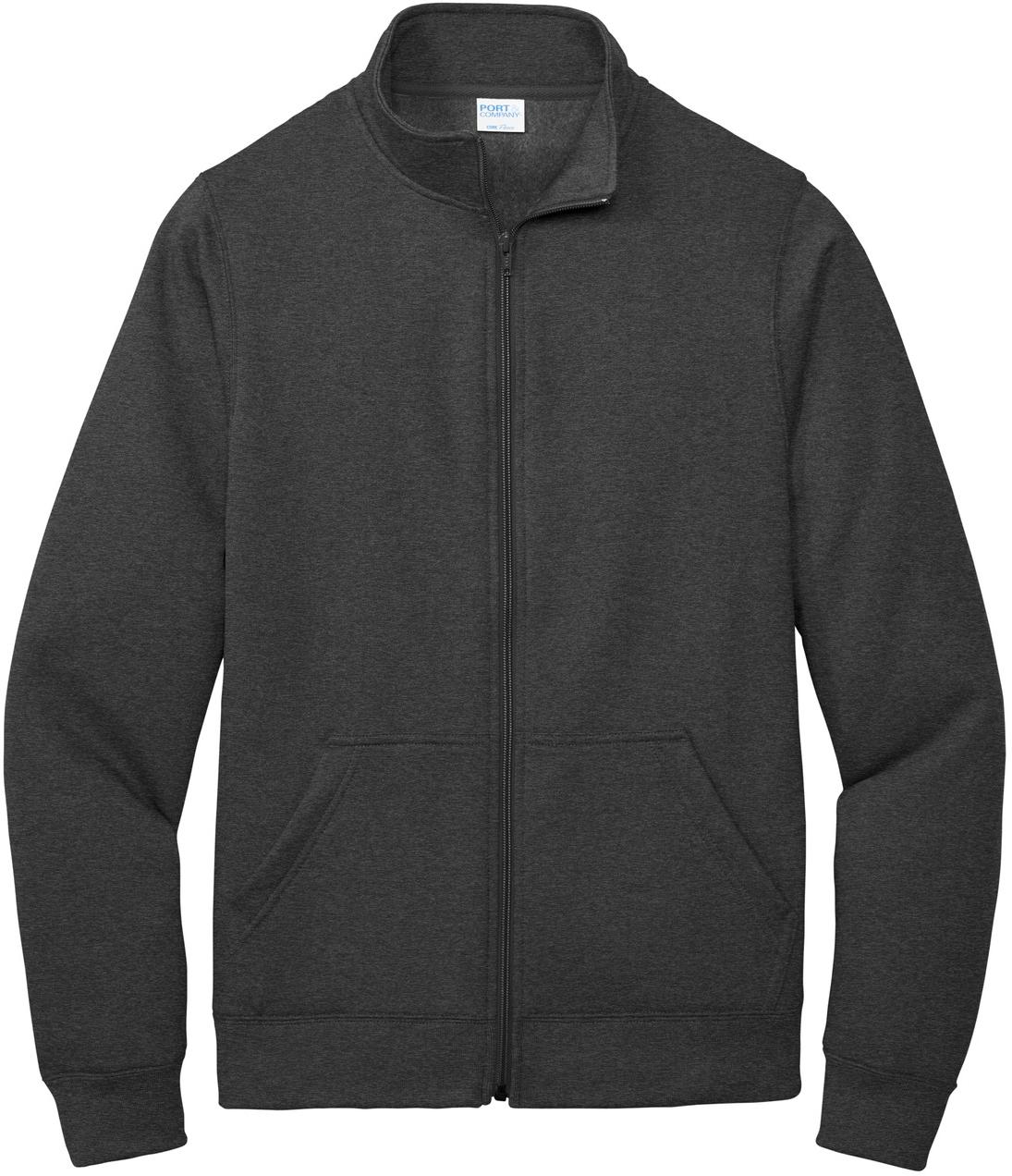 Port & Company ® Core Fleece Cadet Full-Zip Sweatshirt PC78FZ Mens Sizes S-4XL