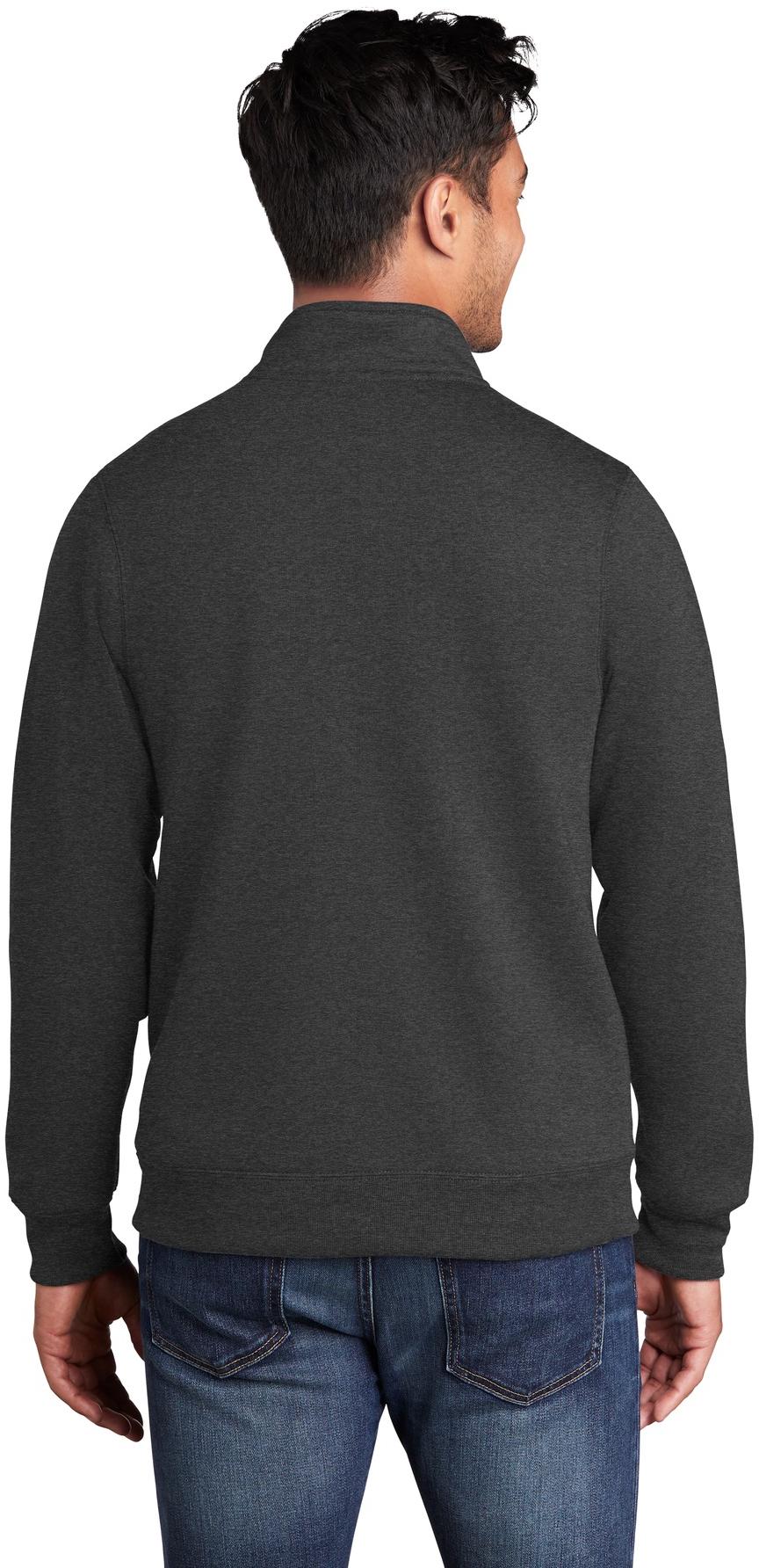 Port & Company ® Core Fleece Cadet Full-Zip Sweatshirt PC78FZ Mens Sizes S-4XL