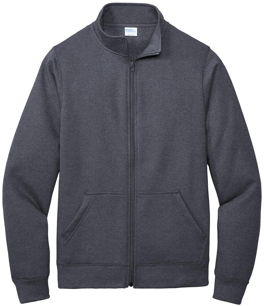 Port & Company ® Core Fleece Cadet Full-Zip Sweatshirt PC78FZ Mens Sizes S-4XL