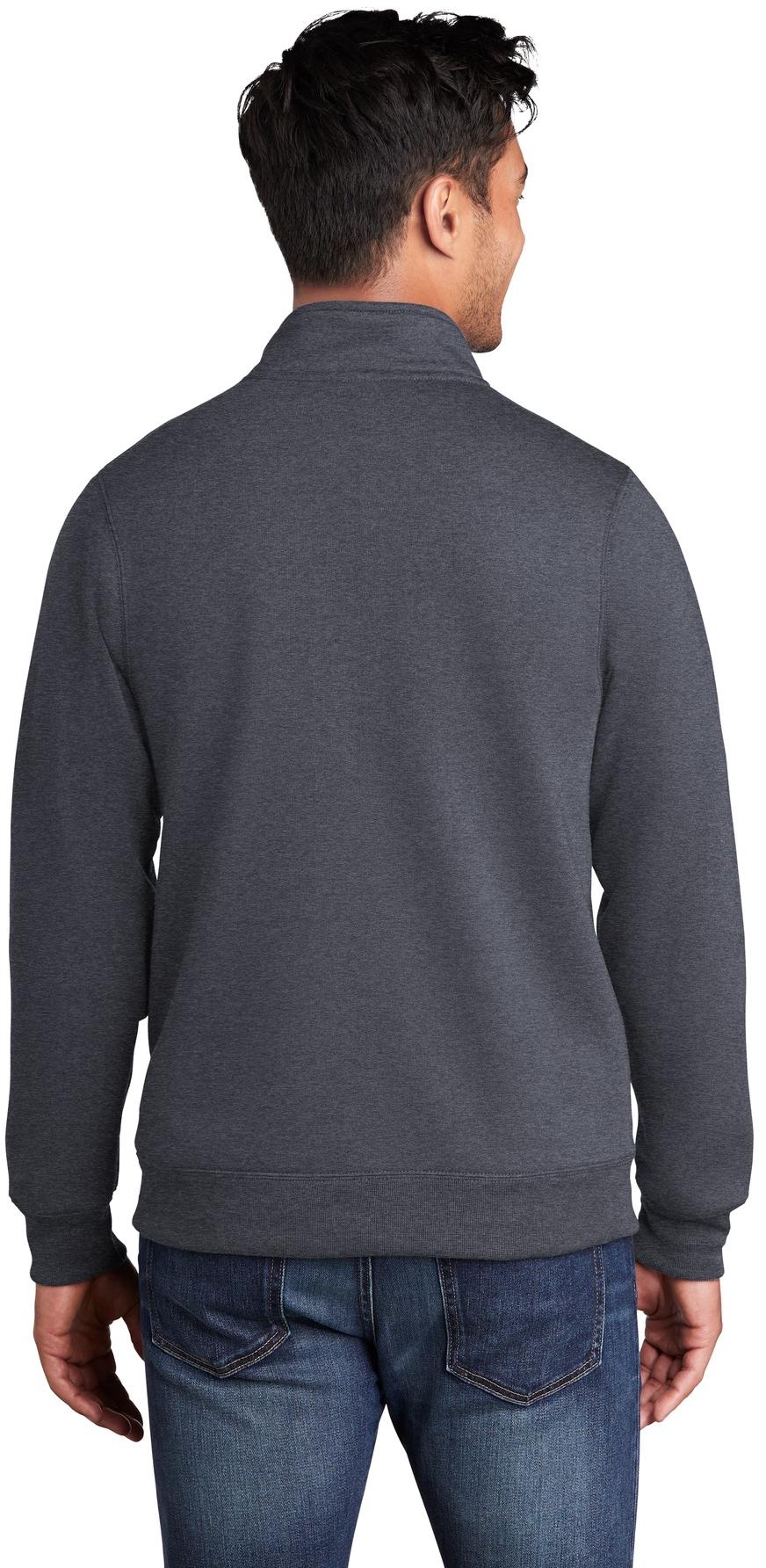 Port & Company ® Core Fleece Cadet Full-Zip Sweatshirt PC78FZ Mens Sizes S-4XL