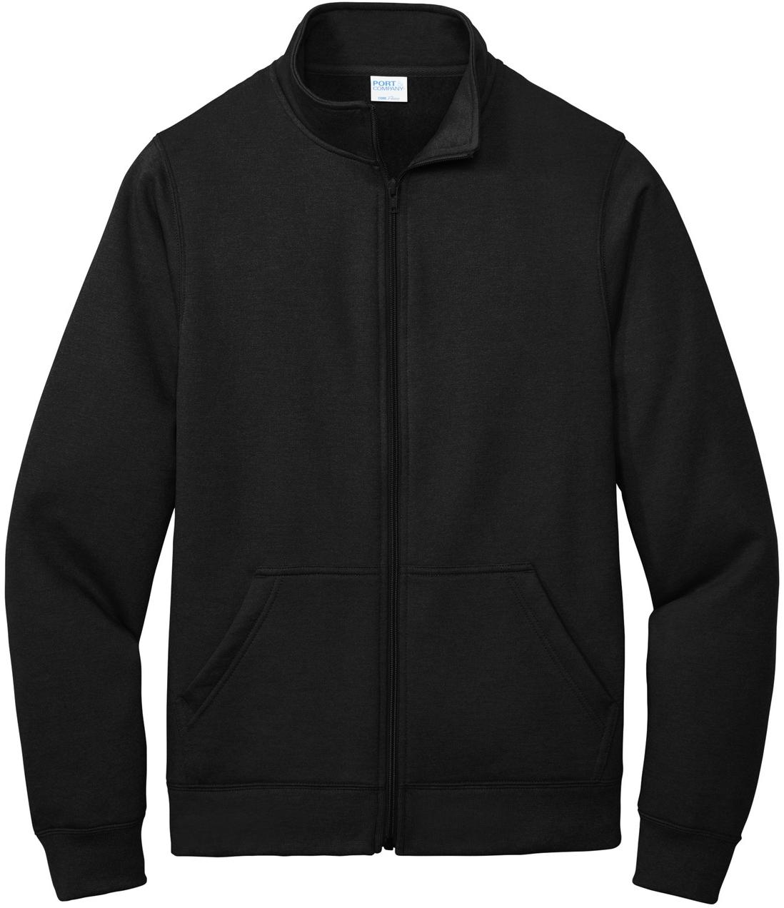 Port & Company ® Core Fleece Cadet Full-Zip Sweatshirt PC78FZ Mens Sizes S-4XL