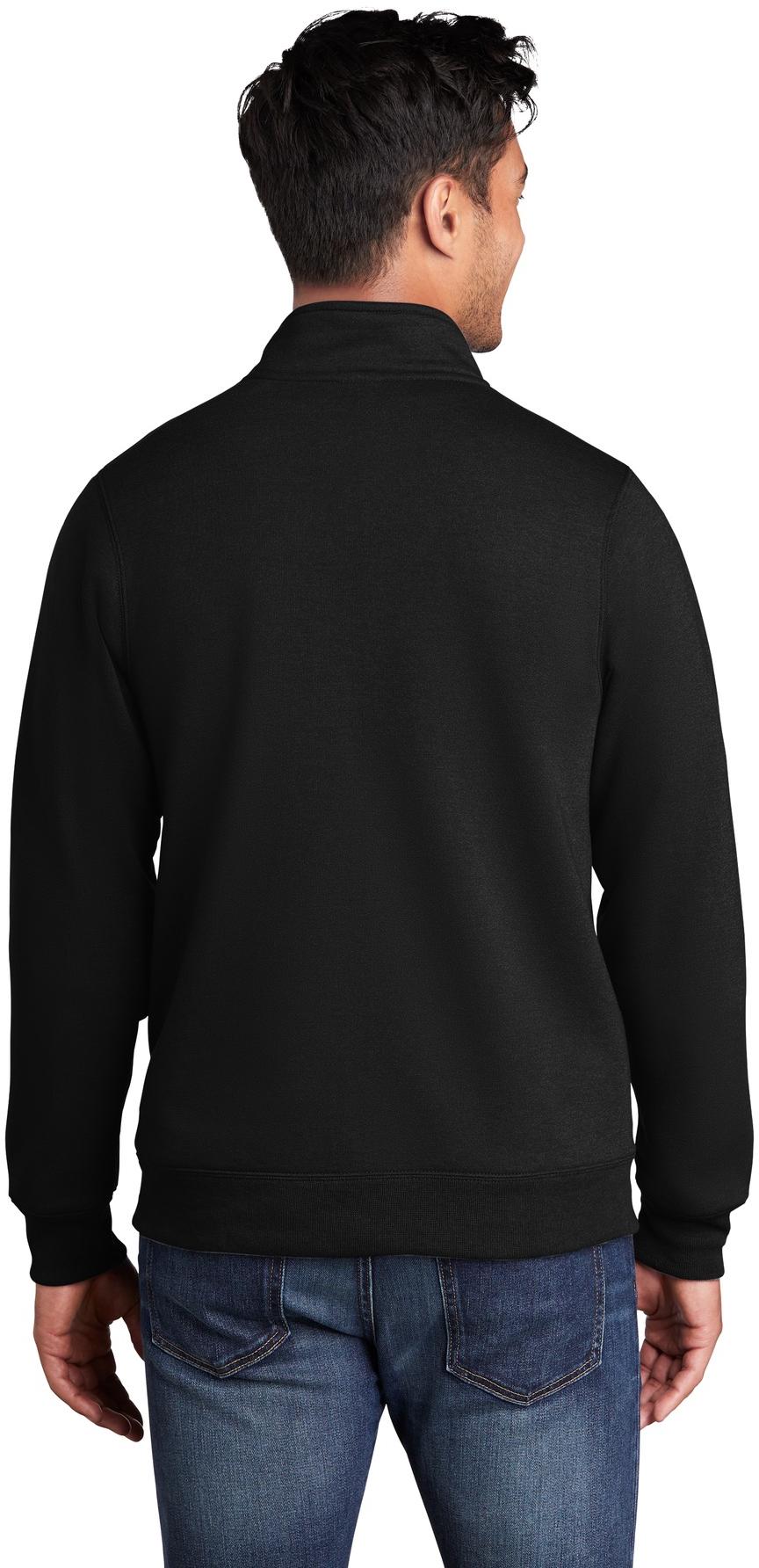 Port & Company ® Core Fleece Cadet Full-Zip Sweatshirt PC78FZ Mens Sizes S-4XL