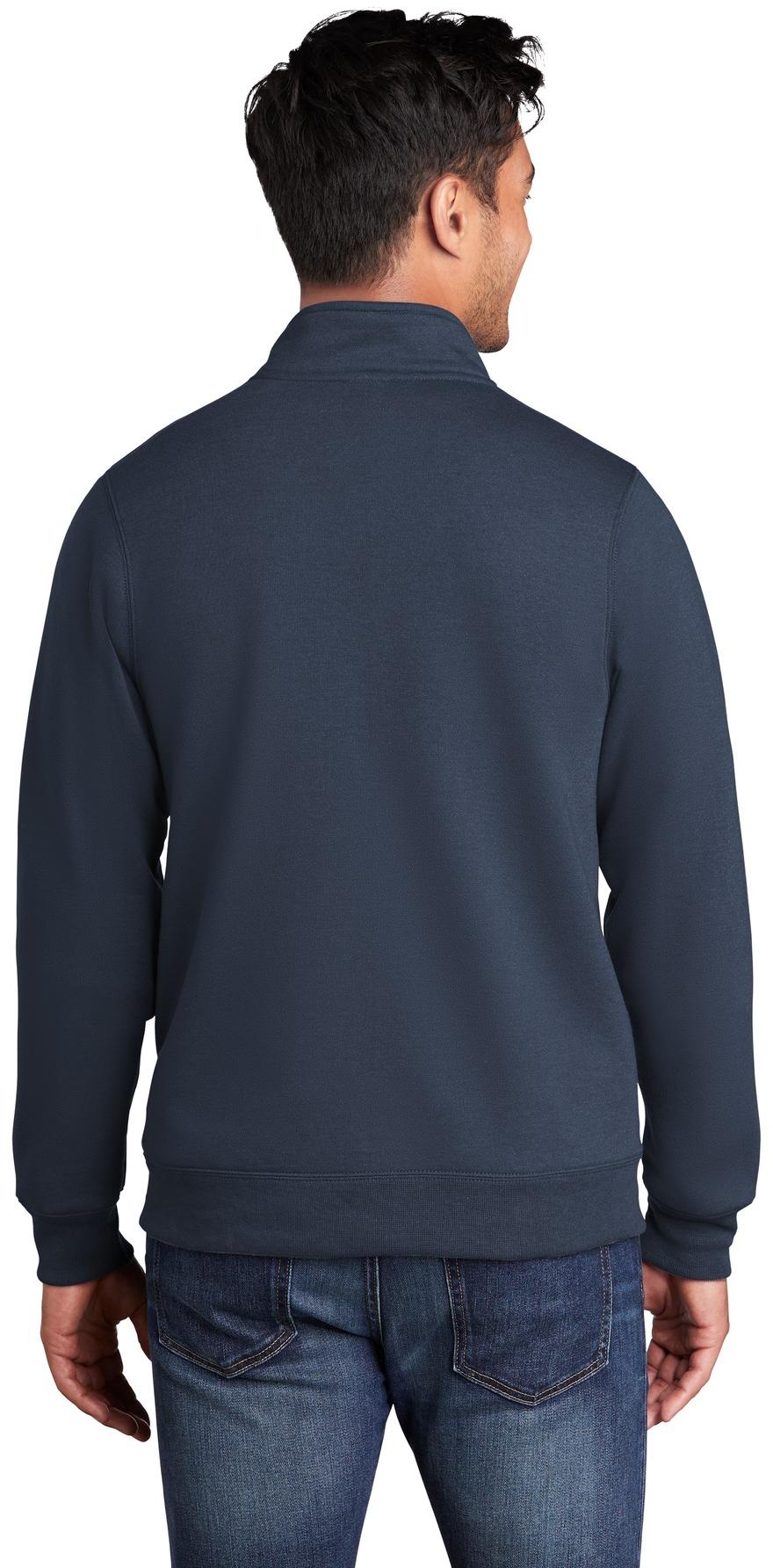 Port & Company ® Core Fleece Cadet Full-Zip Sweatshirt PC78FZ Mens Sizes S-4XL