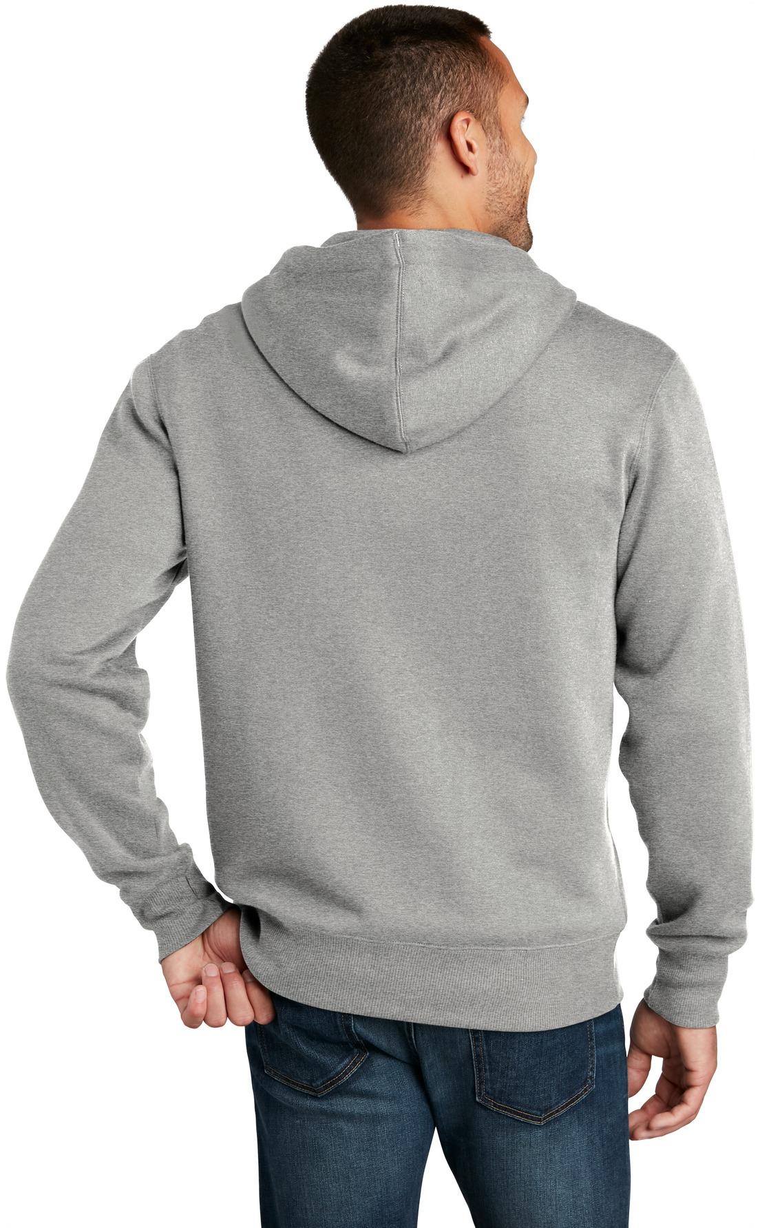 District ® Perfect Weight ® Fleece Full-Zip Mens Hoodie DT1103 Sizes XS-4XL