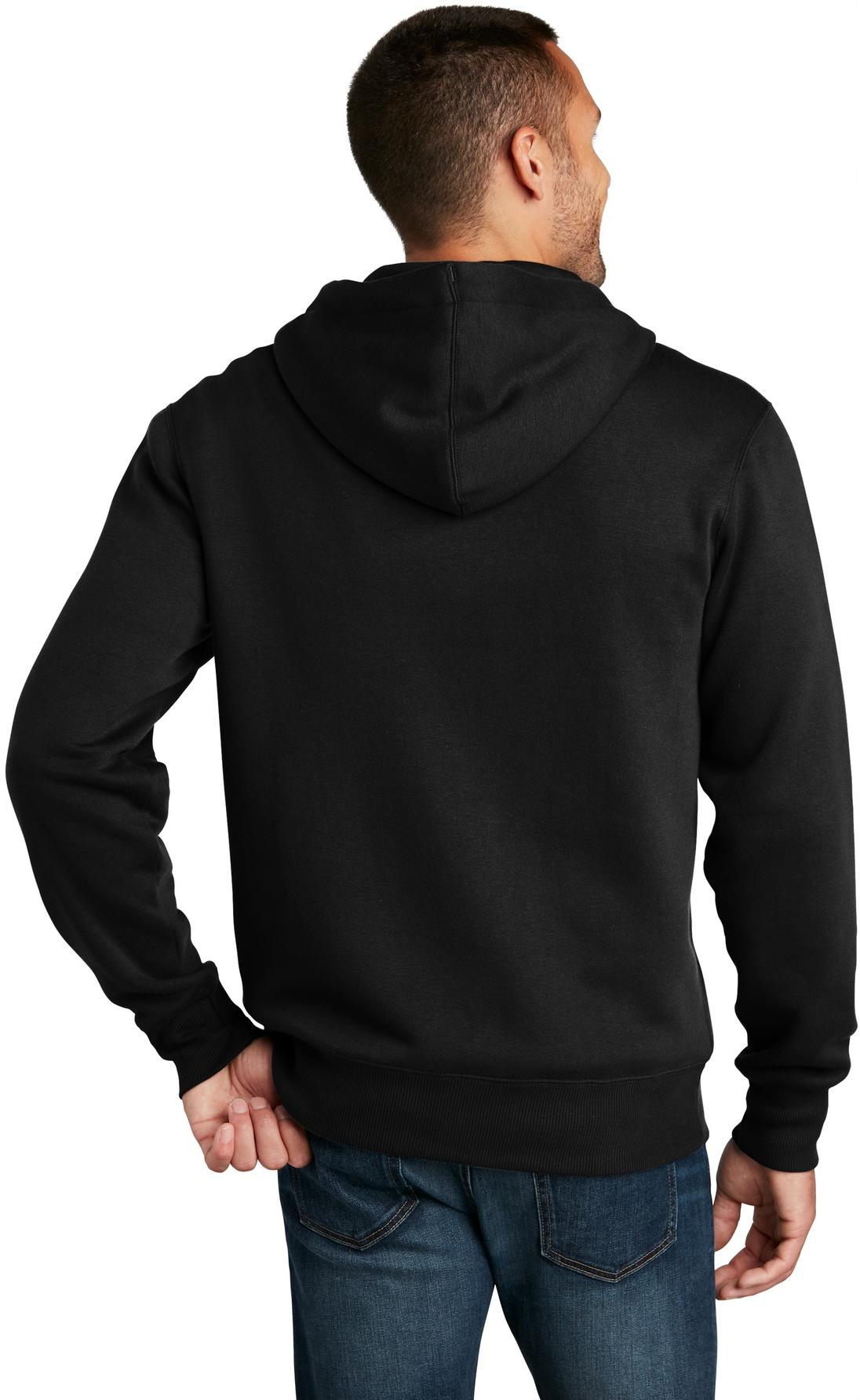 District ® Perfect Weight ® Fleece Full-Zip Mens Hoodie DT1103 Sizes XS-4XL