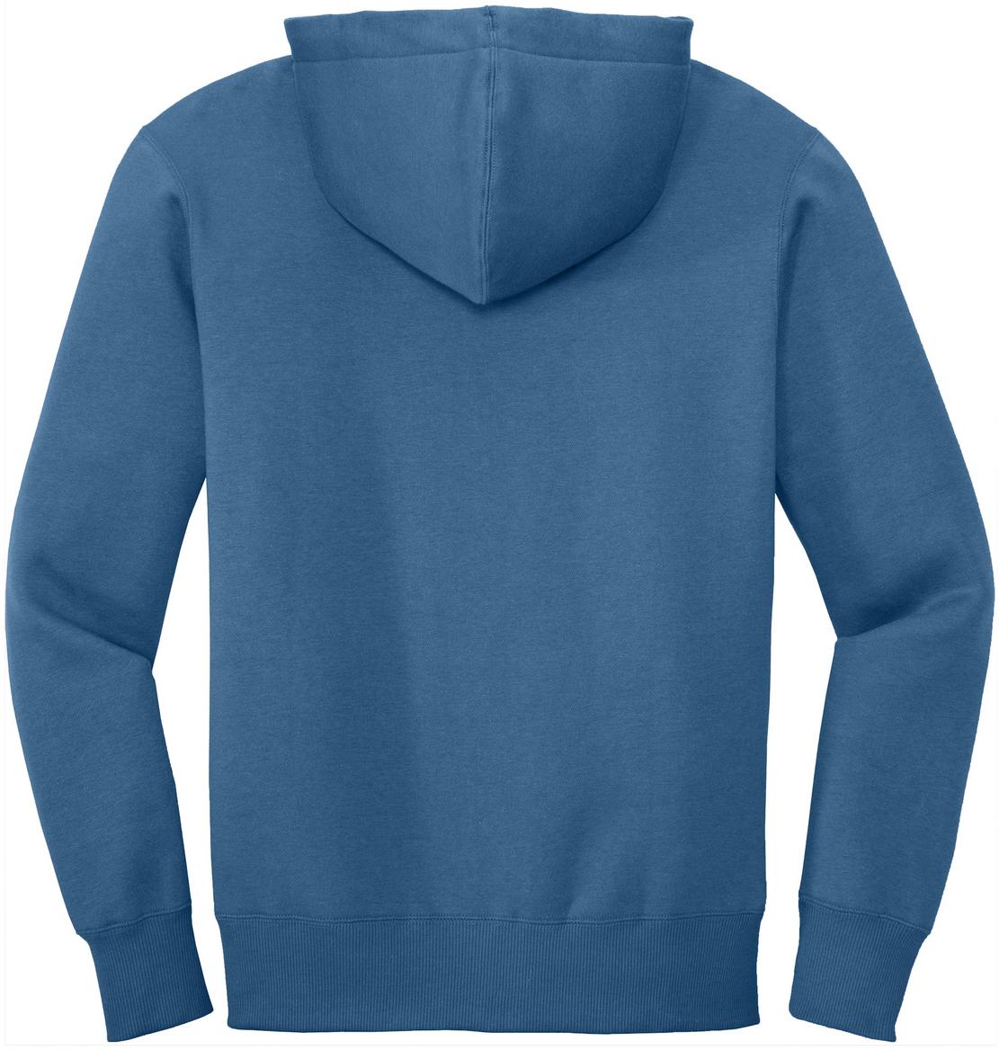 District ® Perfect Weight ® Fleece Full-Zip Mens Hoodie DT1103 Sizes XS-4XL