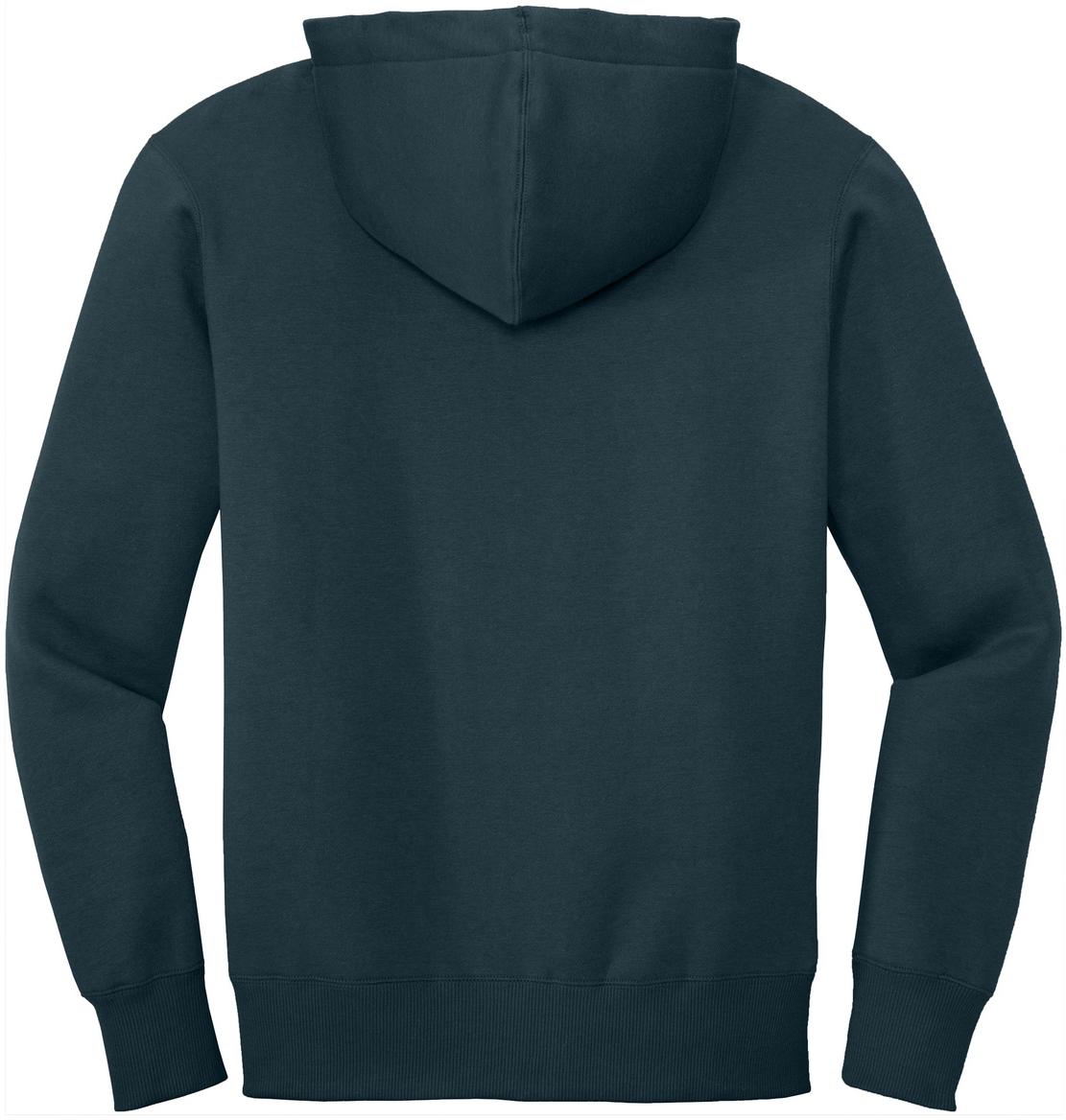 District ® Perfect Weight ® Fleece Full-Zip Mens Hoodie DT1103 Sizes XS-4XL