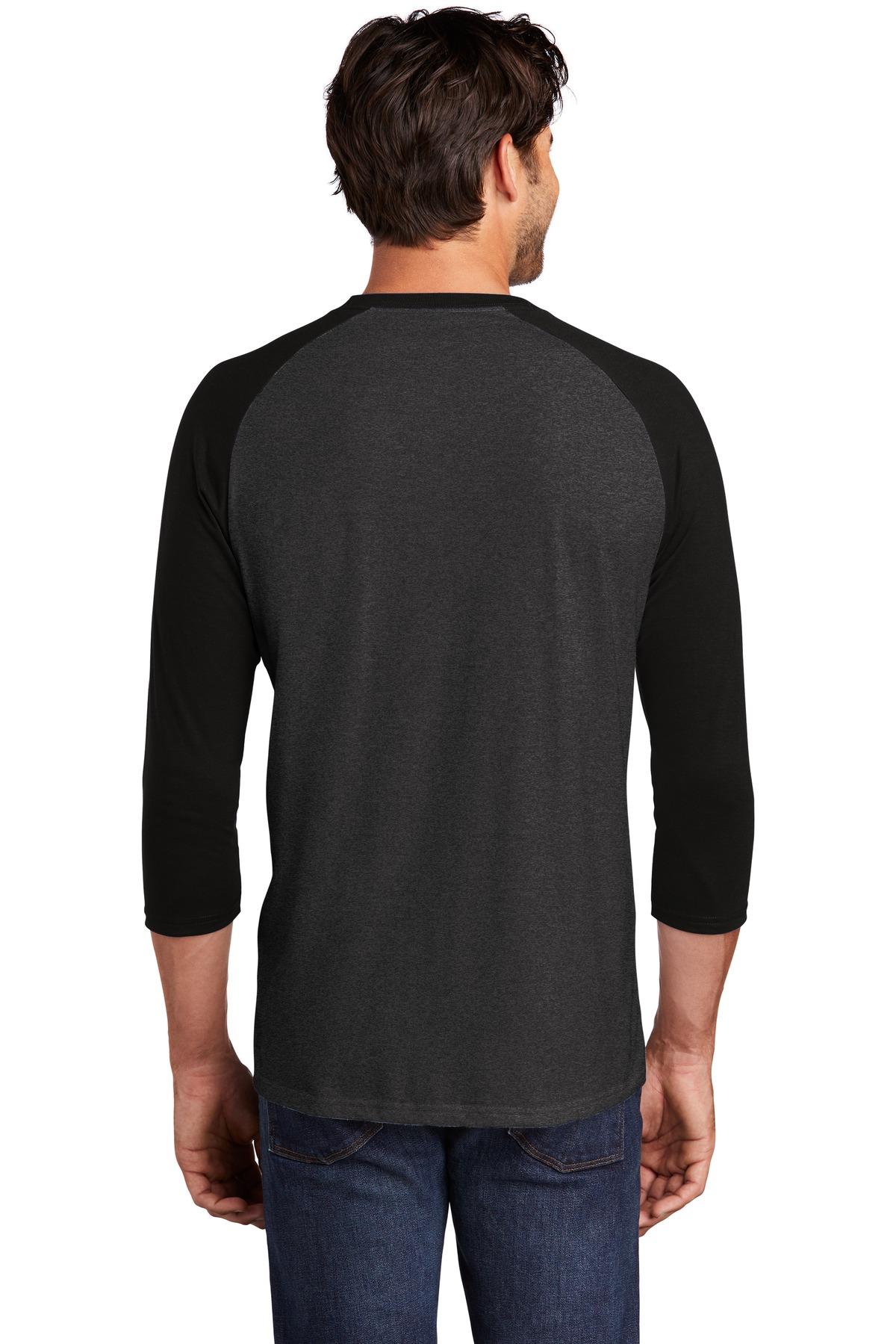 District ® Perfect Tri ® 3/4-Sleeve Raglan Mens Tee DM136 Sizes XS-4XL T-Shirt