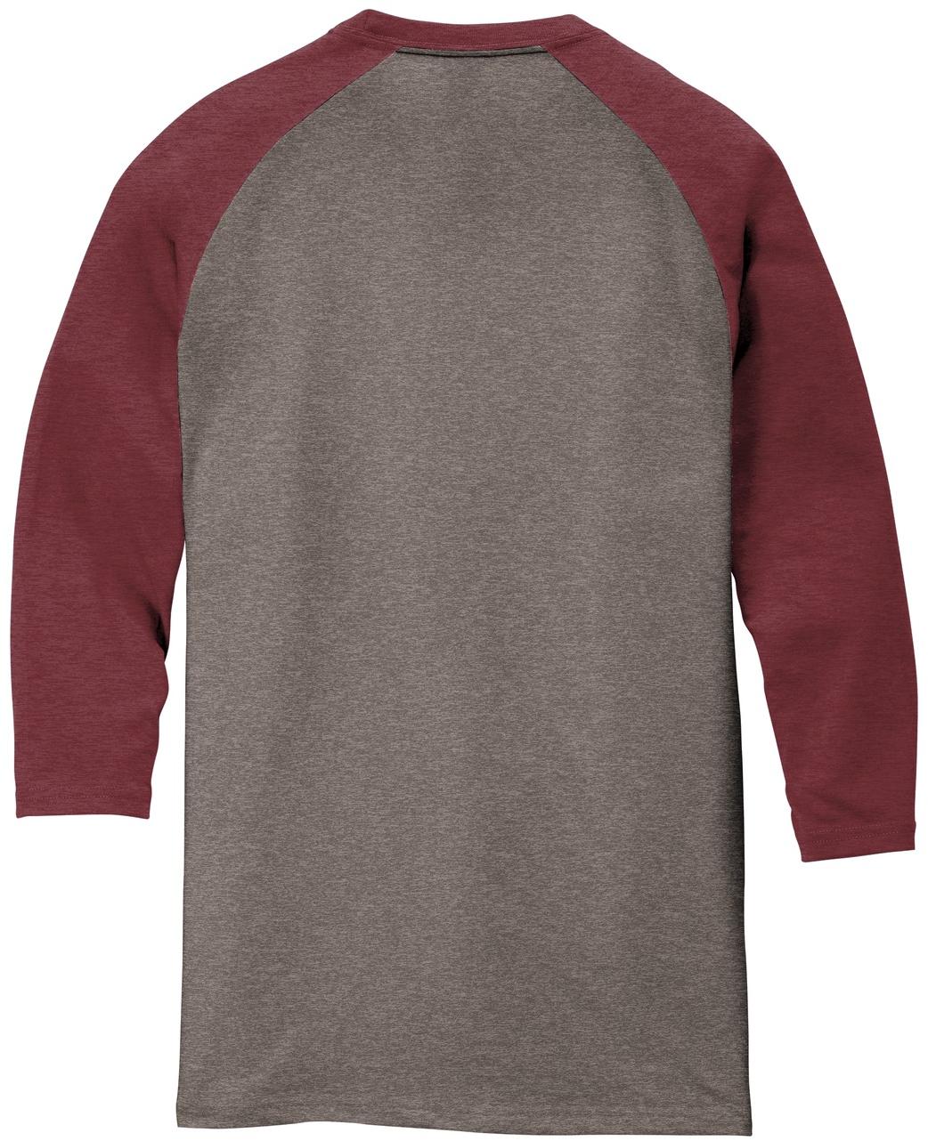 District ® Perfect Tri ® 3/4-Sleeve Raglan Mens Tee DM136 Sizes XS-4XL T-Shirt