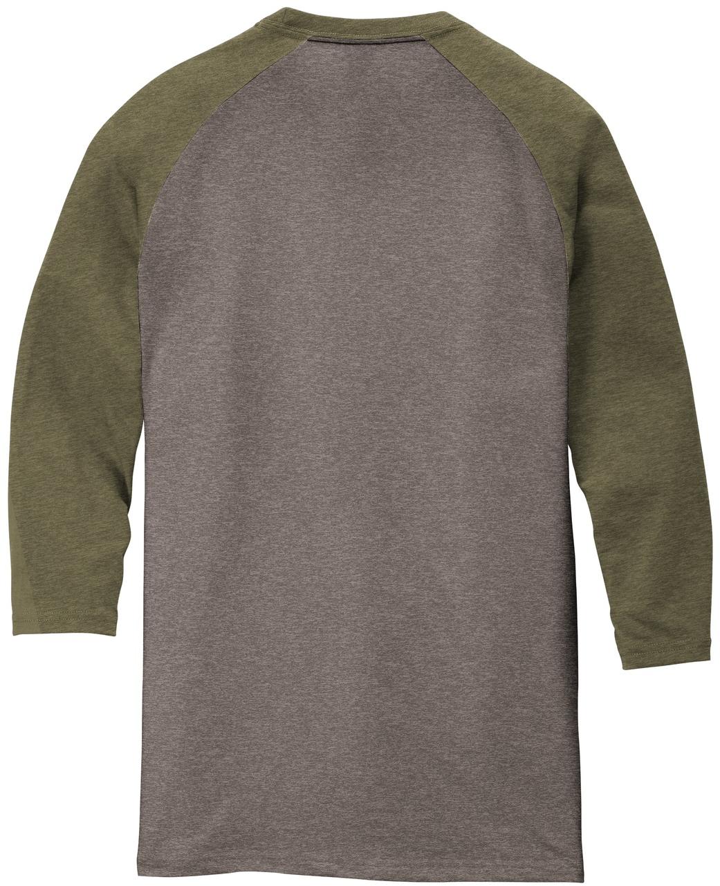 District ® Perfect Tri ® 3/4-Sleeve Raglan Mens Tee DM136 Sizes XS-4XL T-Shirt