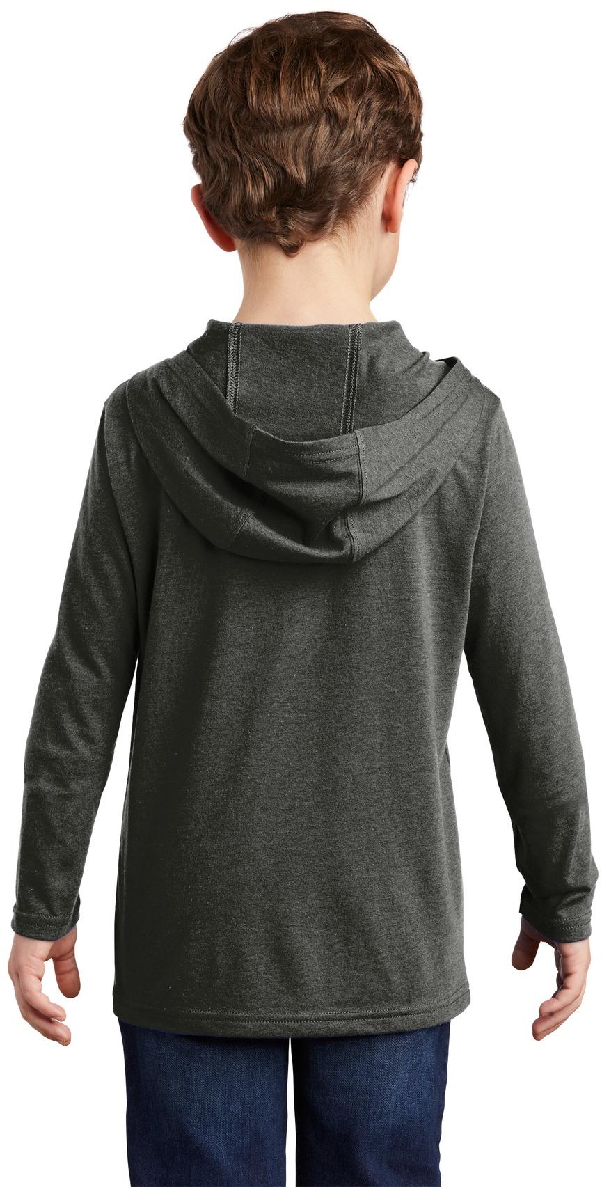 District ® Youth Perfect Tri ® Long Sleeve Kids Hoodie DT139Y Sizes XS-XL - Picture 5 of 30